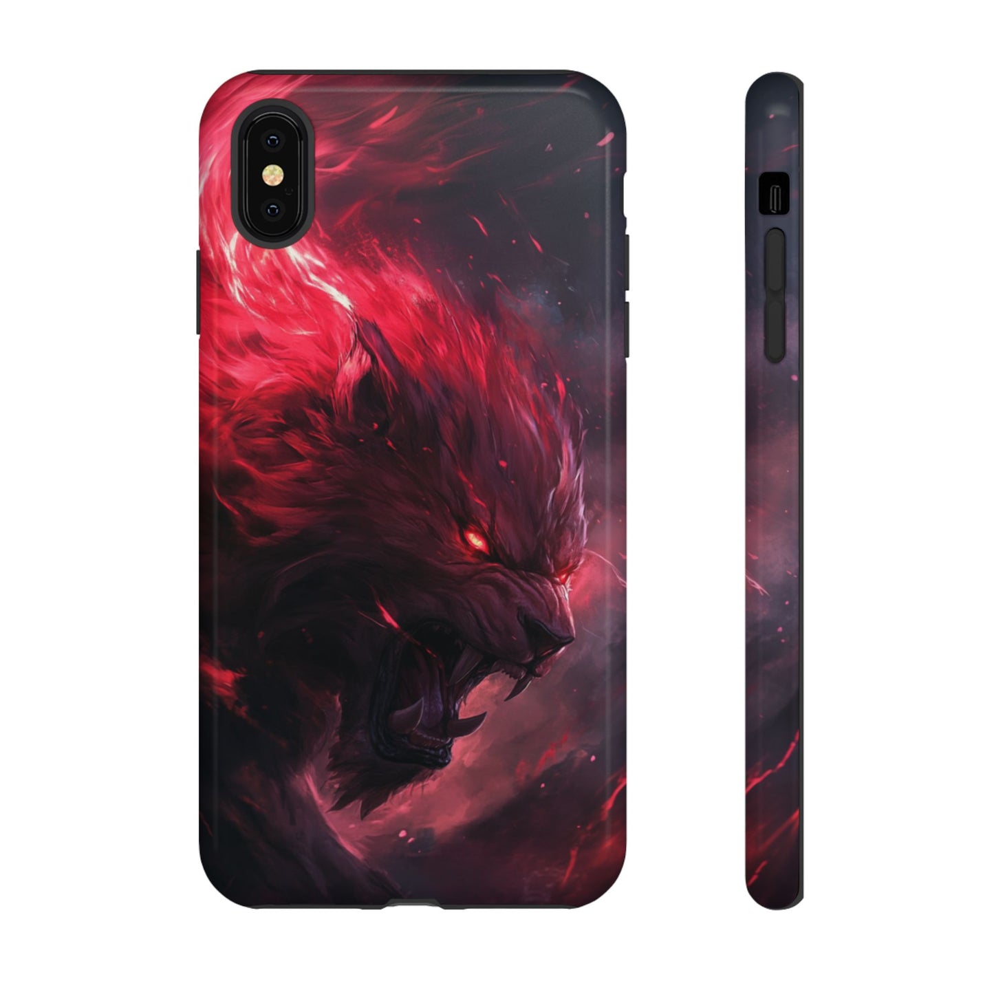 Fiery Wolf Spirit – Tough iPhone Case