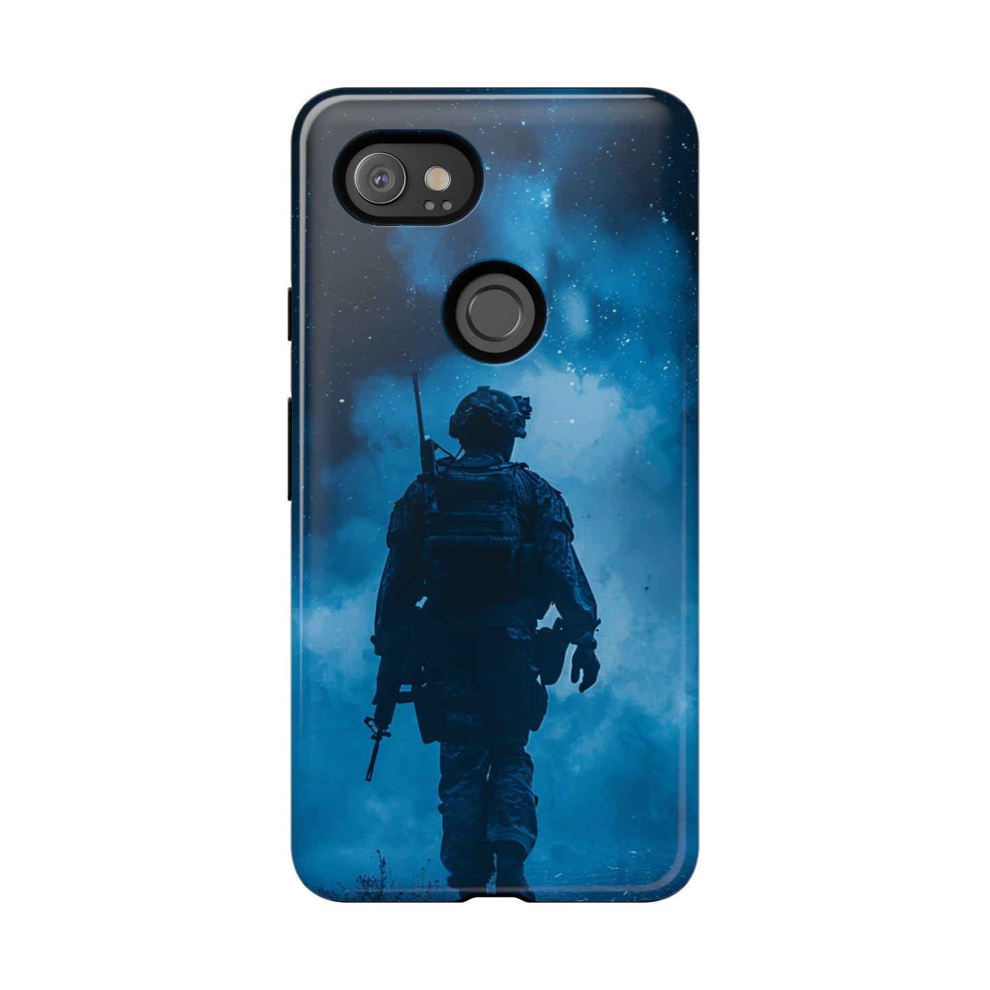 Midnight Sentinel Soldier – Tough Google Pixel Case