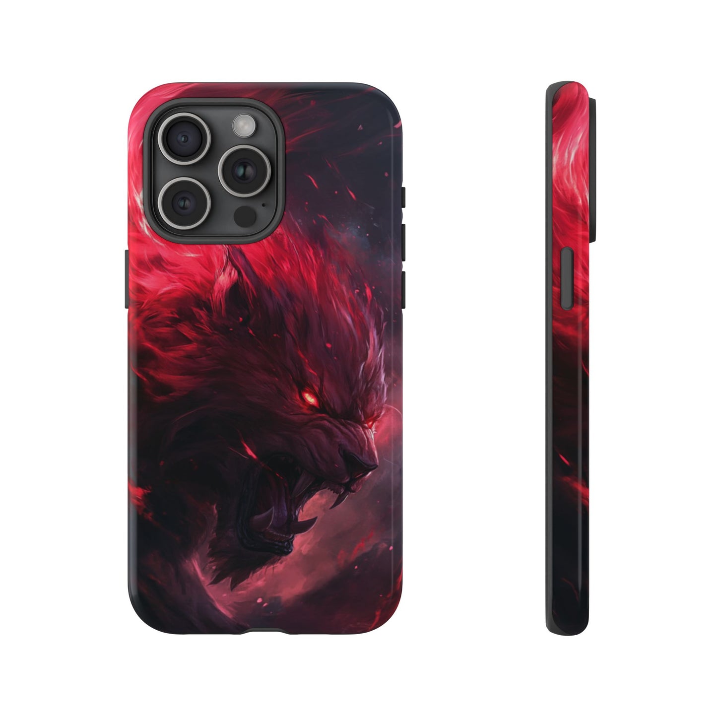 Fiery Wolf Spirit – Tough iPhone Case