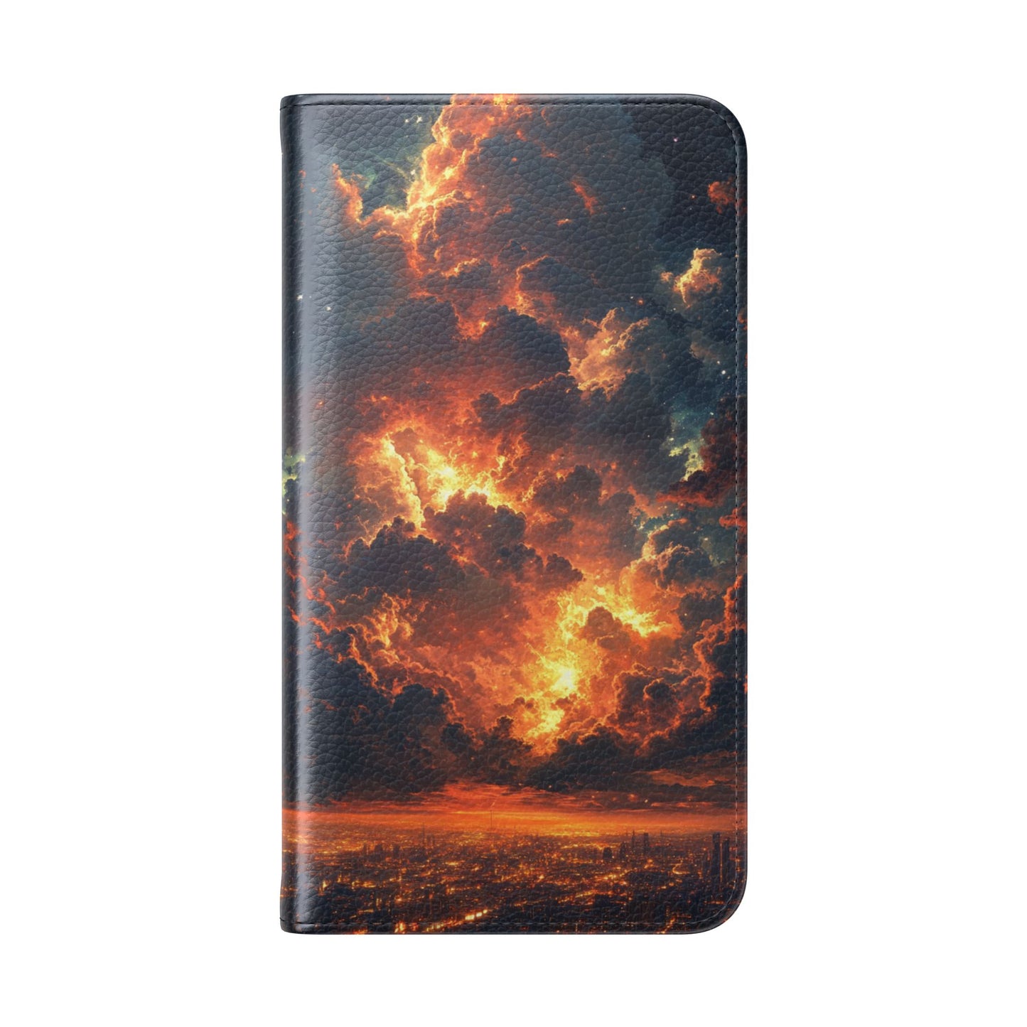 Cosmic Storm - Wallet Flip Case