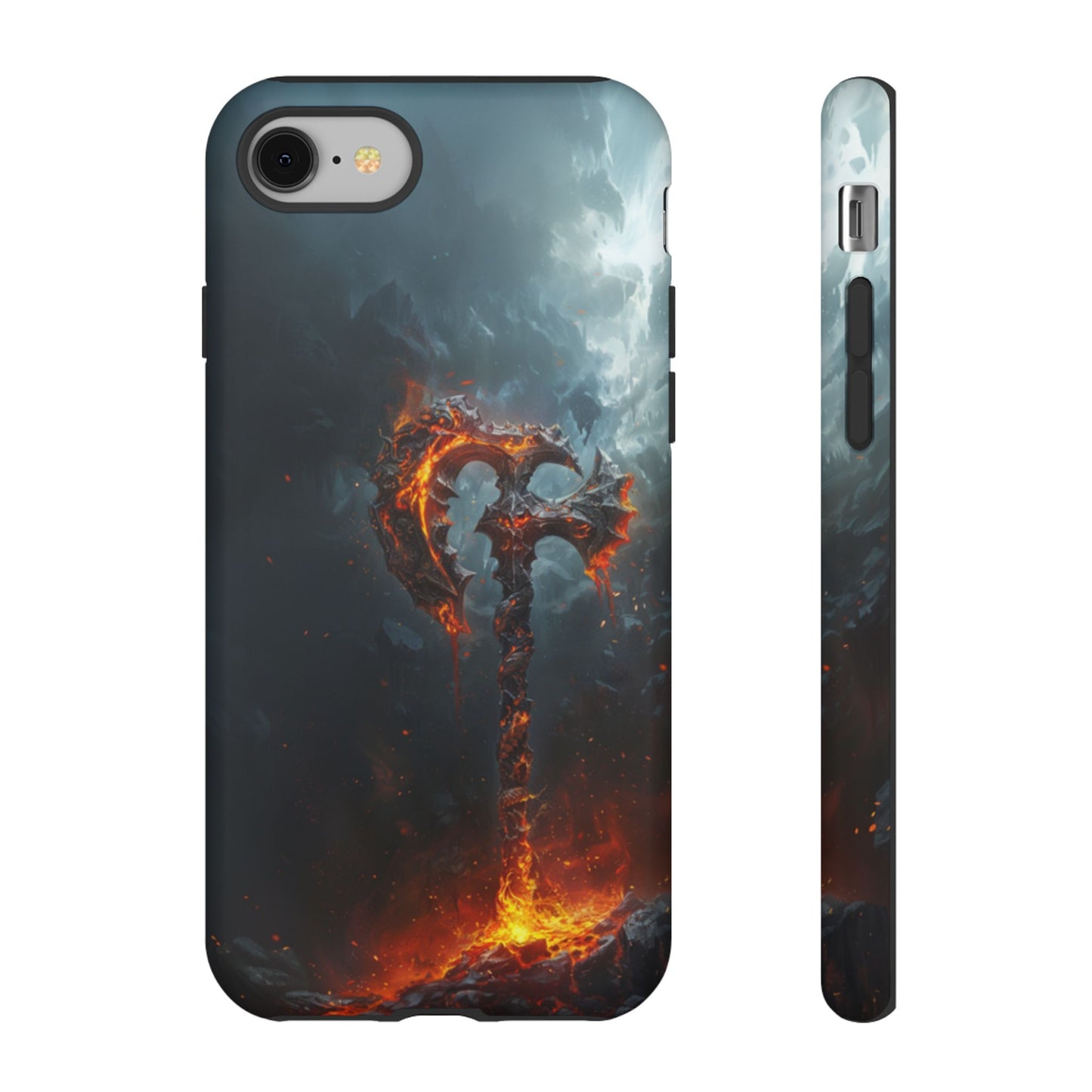 Molten War Axe - Tough iPhone Case
