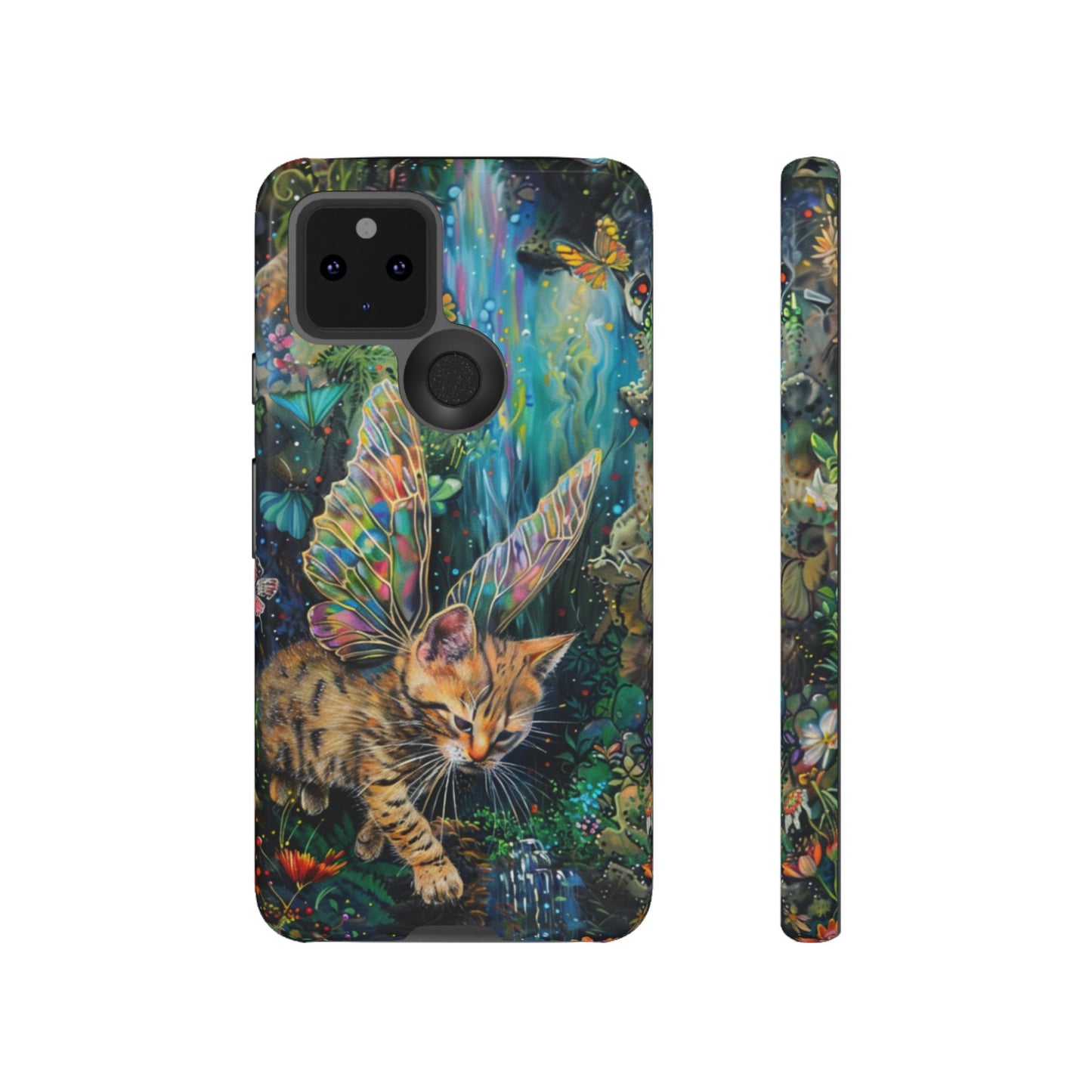 Fairy Garden Cat Phone Case – iPhone, Google Pixel, Samsung Galaxy