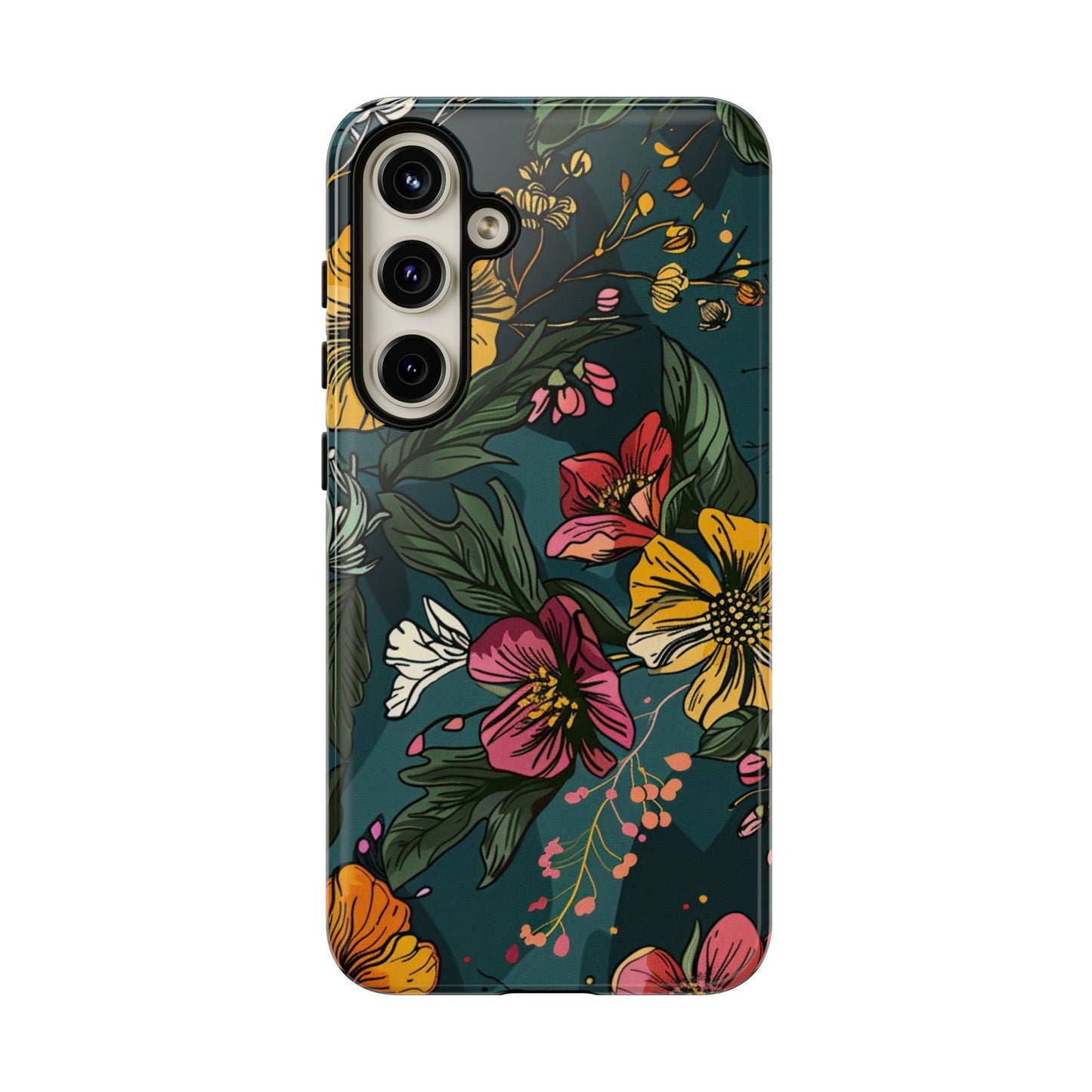 Vintage Floral Bloom – Tough Samsung Galaxy Case