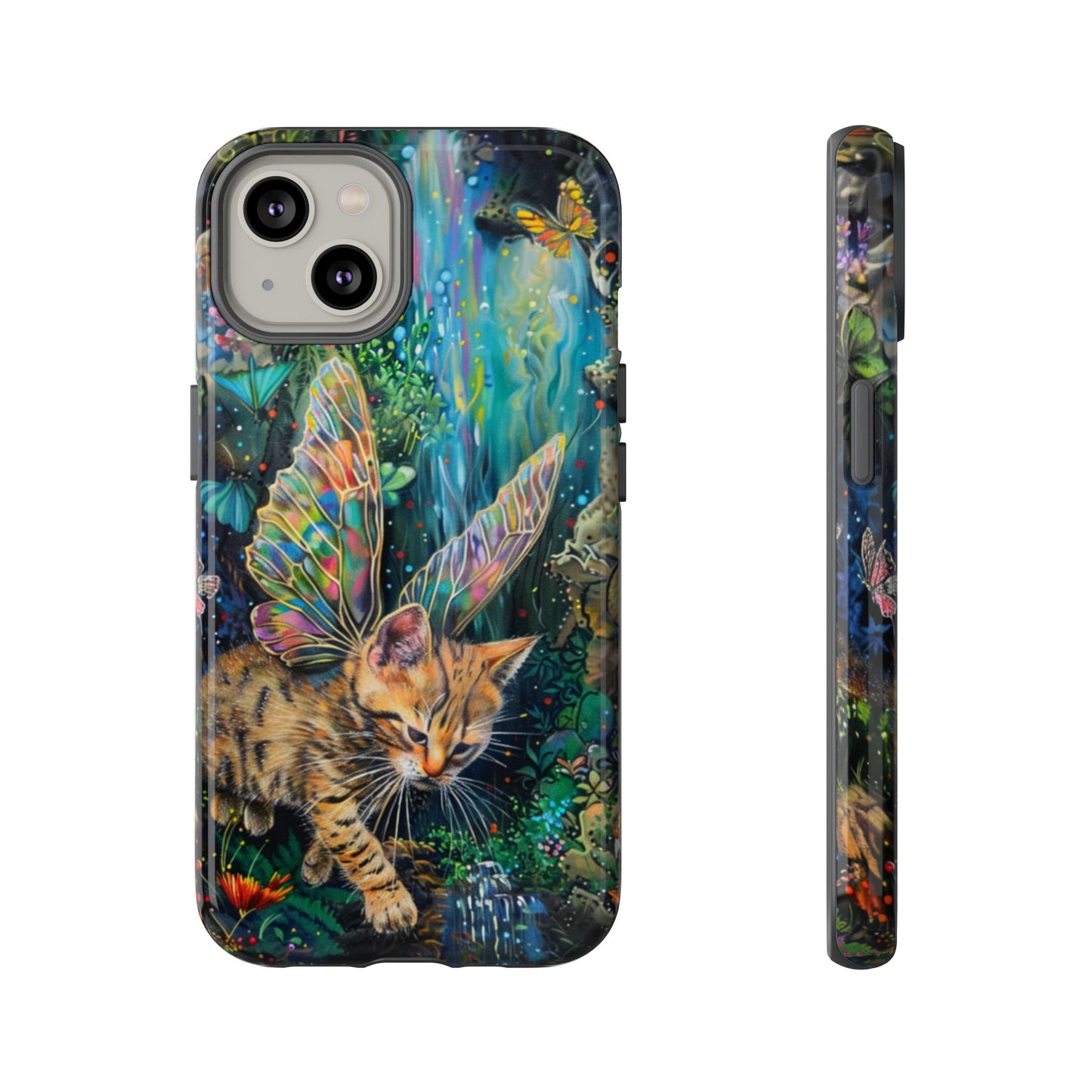 Fairy Garden Cat Phone Case – iPhone, Google Pixel, Samsung Galaxy
