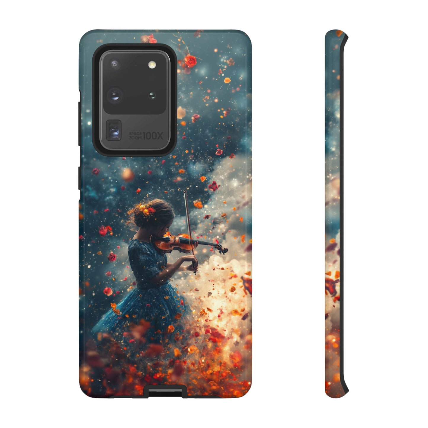 Petal Breeze Violinist Phone Case - iPhone, Google Pixel, Samsung Galaxy