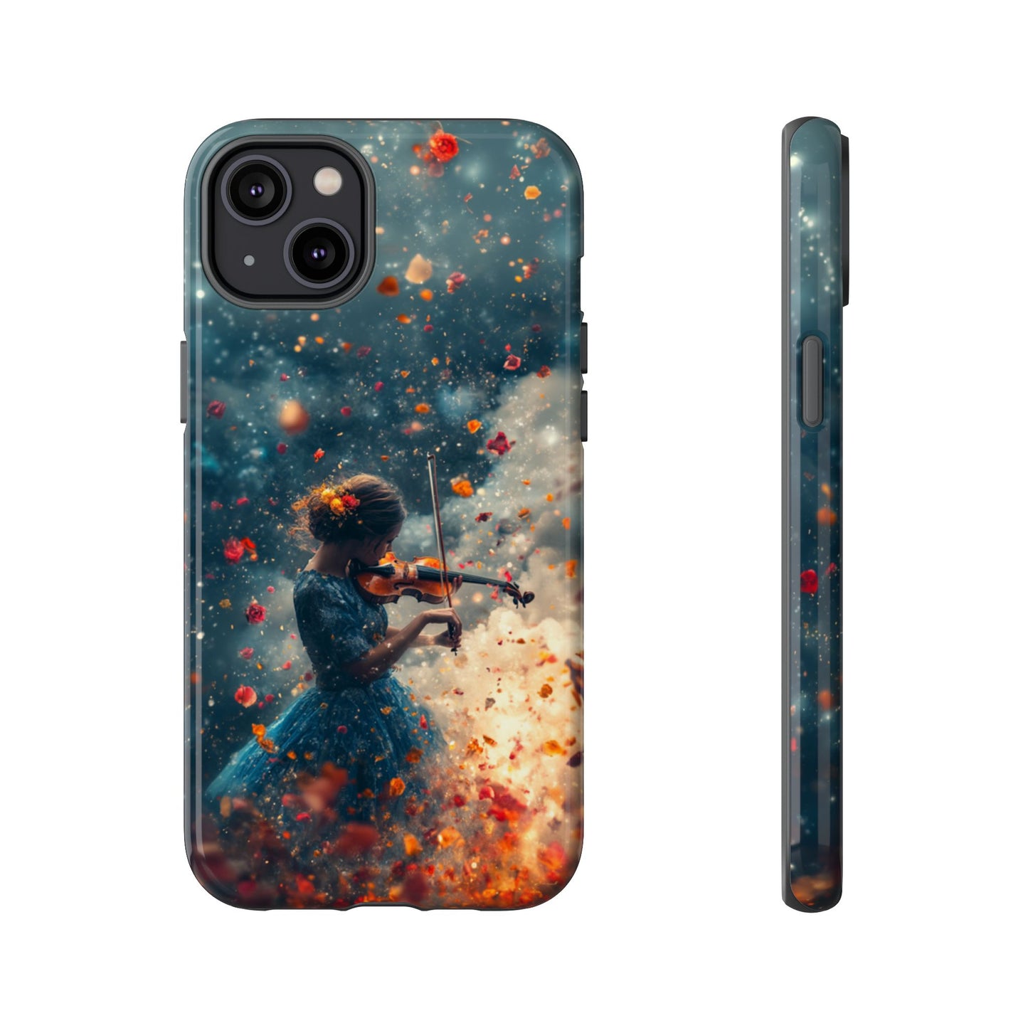 Petal Breeze Violinist Phone Case - iPhone, Google Pixel, Samsung Galaxy
