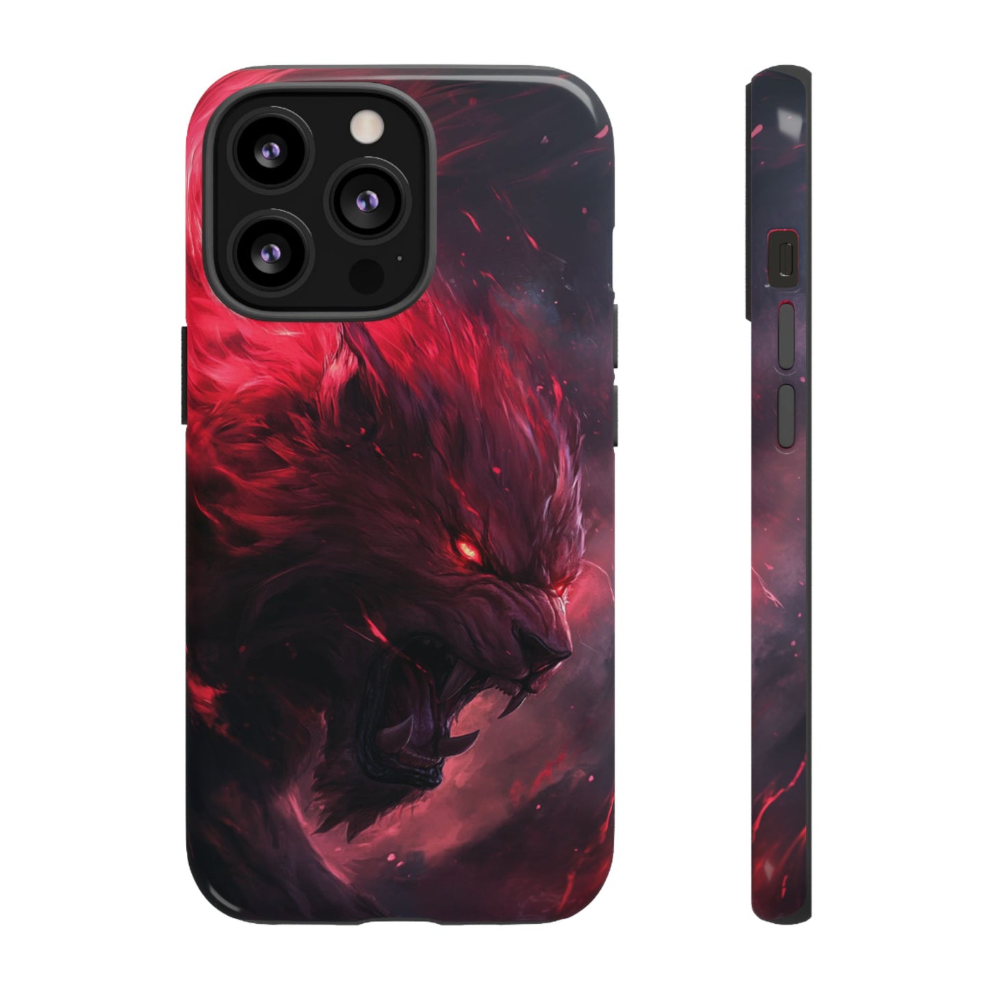 Fiery Wolf Spirit – Tough iPhone Case