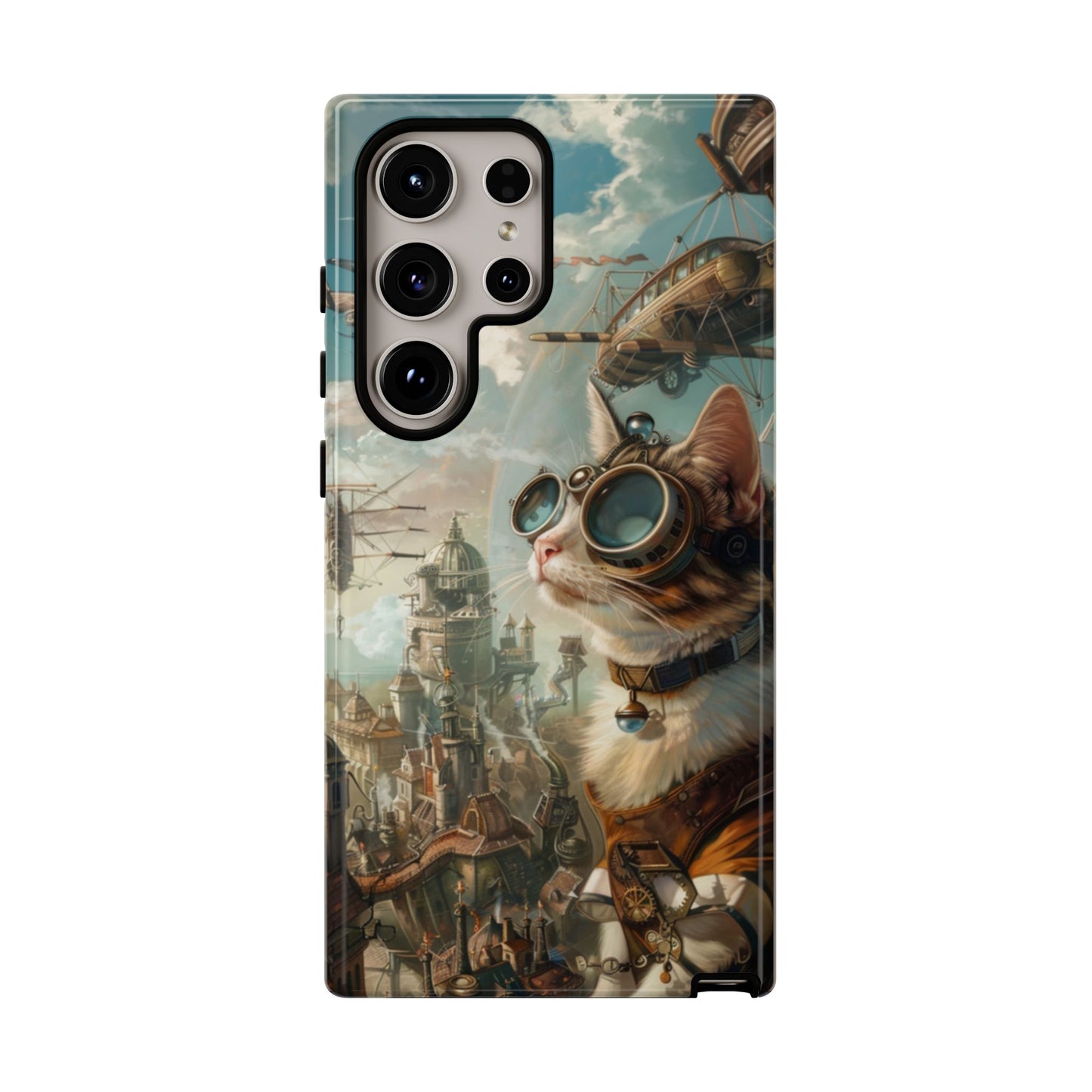 Steampunk Aviator Cat - Tough Samsung Galaxy Case