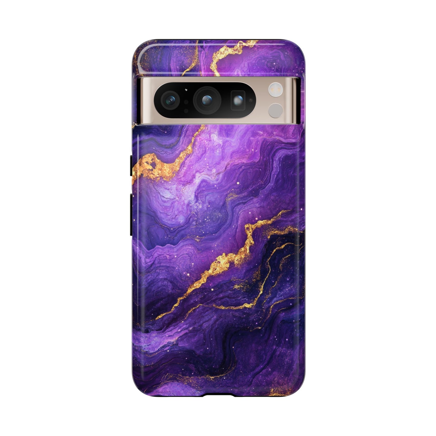 Amethyst Gold Marble – Tough Google Pixel Case