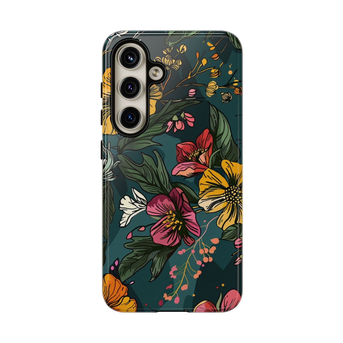 Vintage Floral Bloom – Tough Samsung Galaxy Case