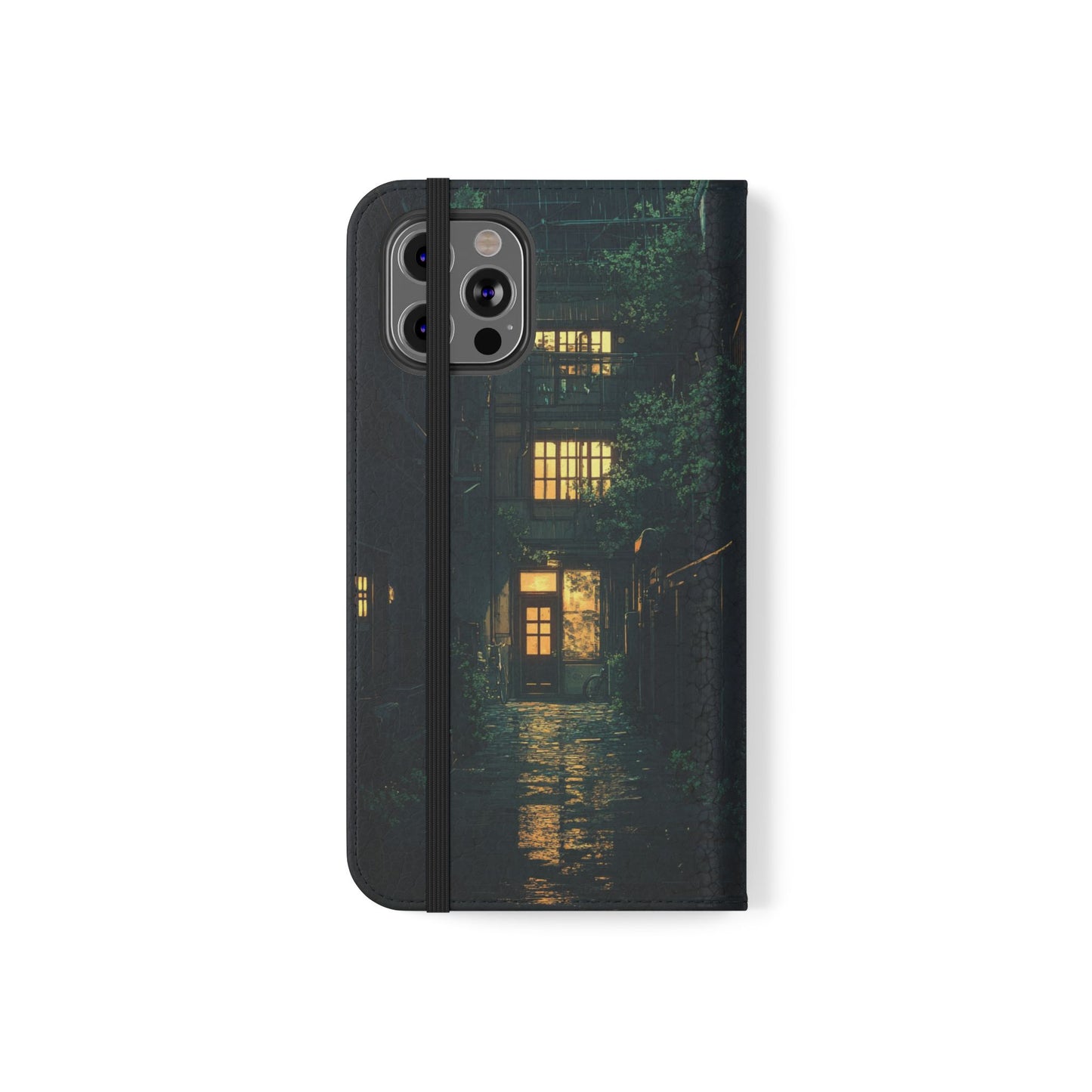 Rainy Alley - Wallet Flip Case