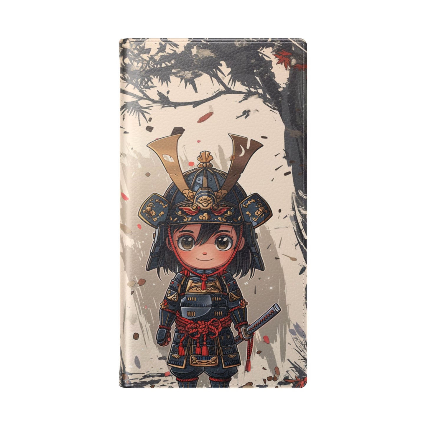 Chibi Samurai - Wallet Flip Case
