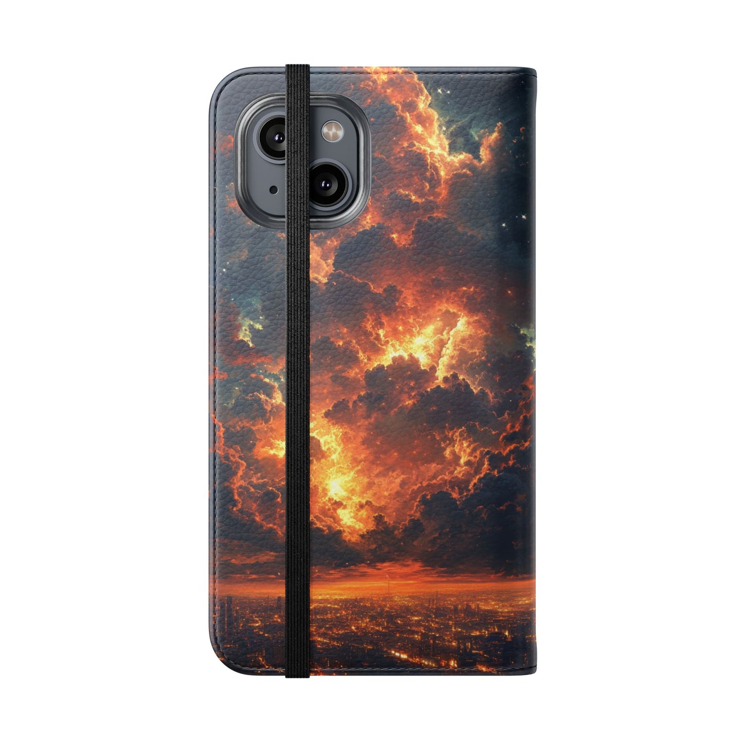 Cosmic Storm - Wallet Flip Case