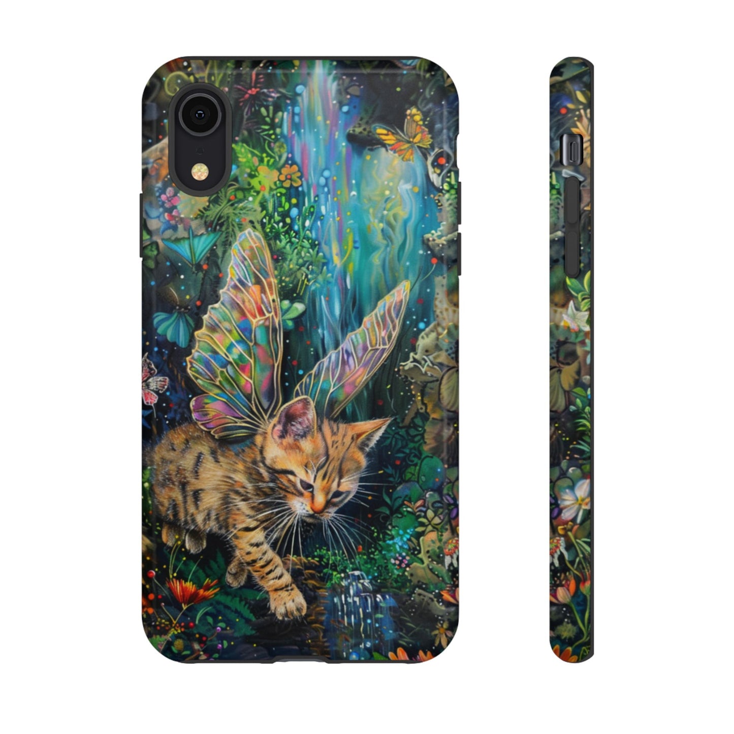 Fairy Garden Cat Phone Case – iPhone, Google Pixel, Samsung Galaxy