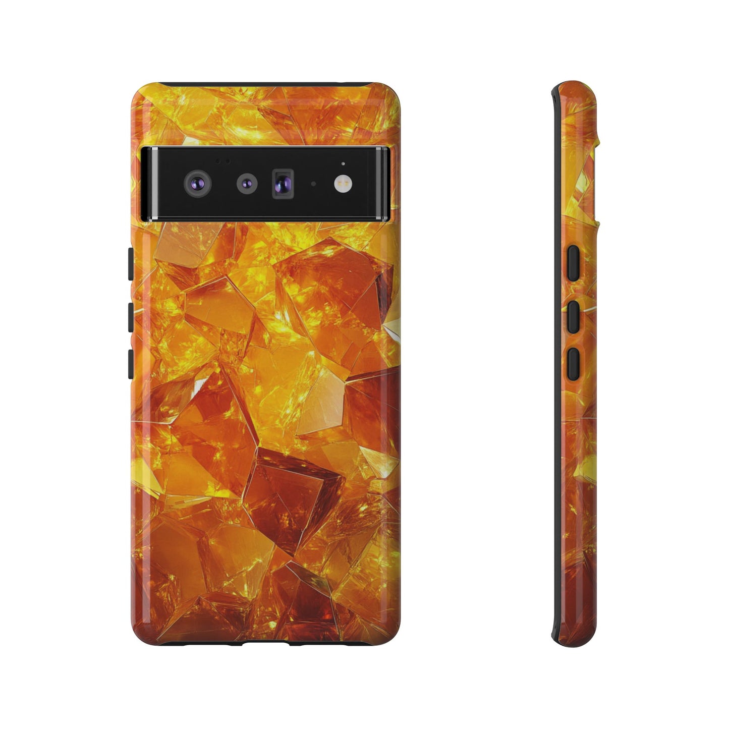Amber Crystal Shards – Tough Google Pixel Case