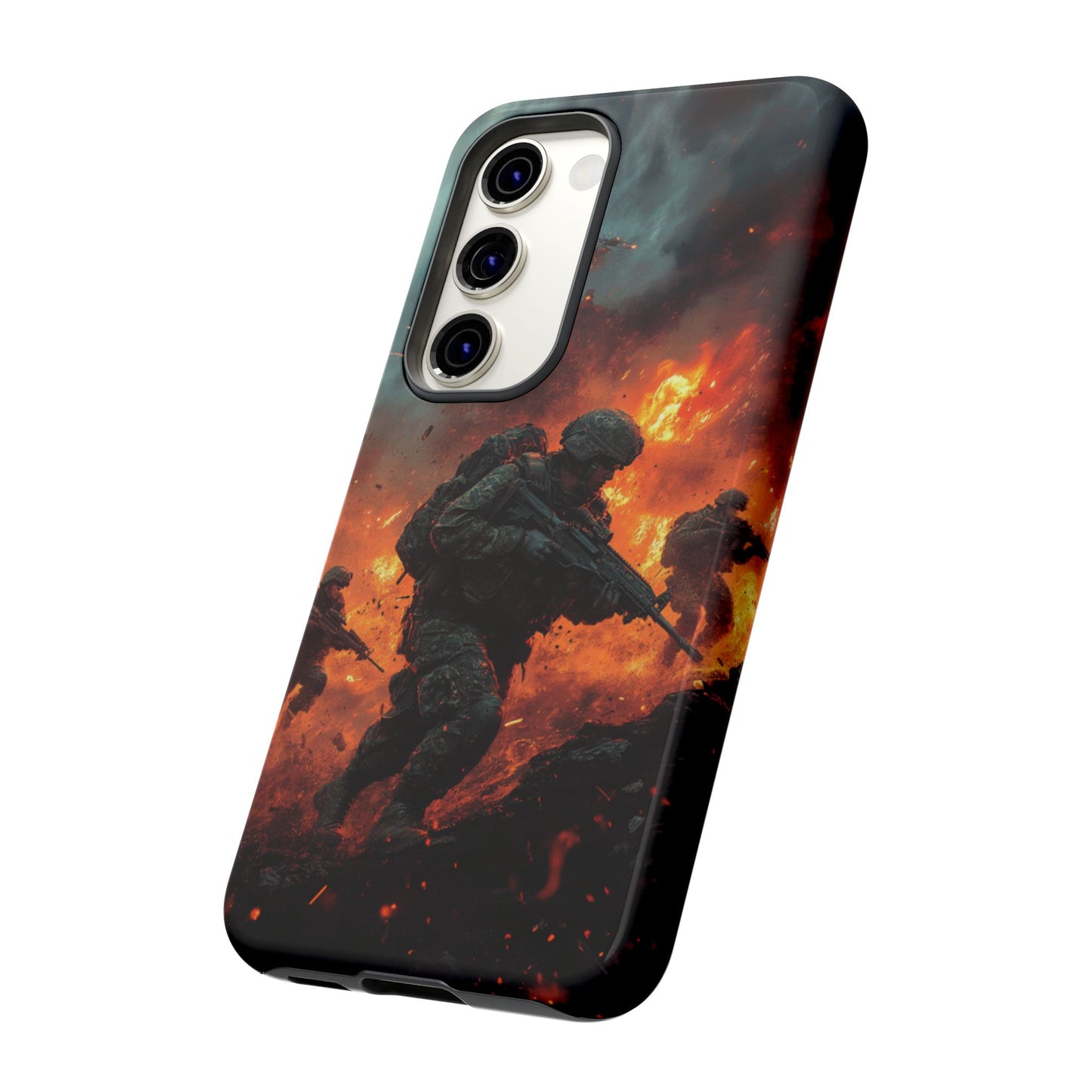 Epic Battlefield Soldier Phone Case - iPhone, Google Pixel, Samsung Galaxy