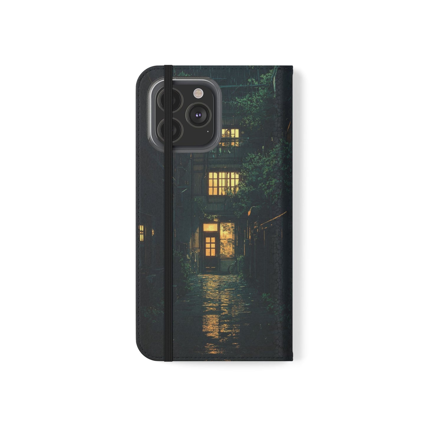 Rainy Alley - Wallet Flip Case