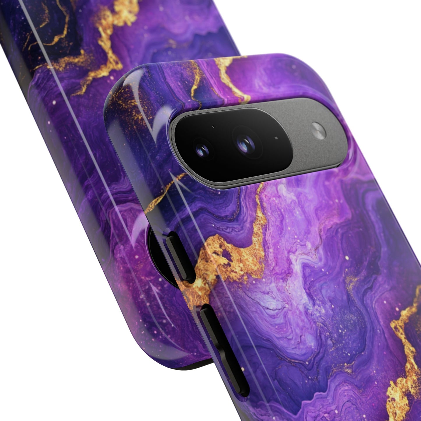 Amethyst Gold Marble – Tough Google Pixel Case