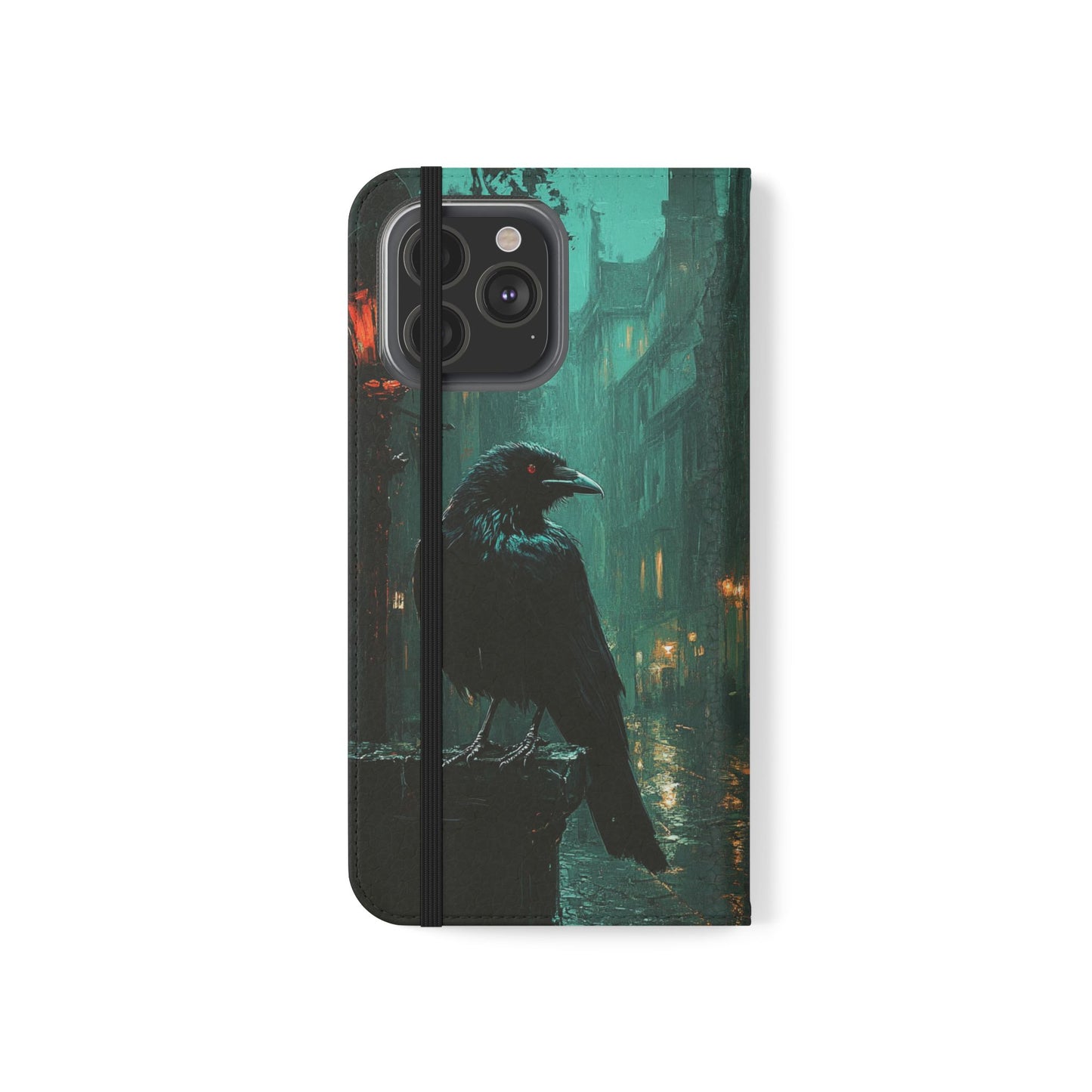 Victorian Raven - Wallet Flip Case