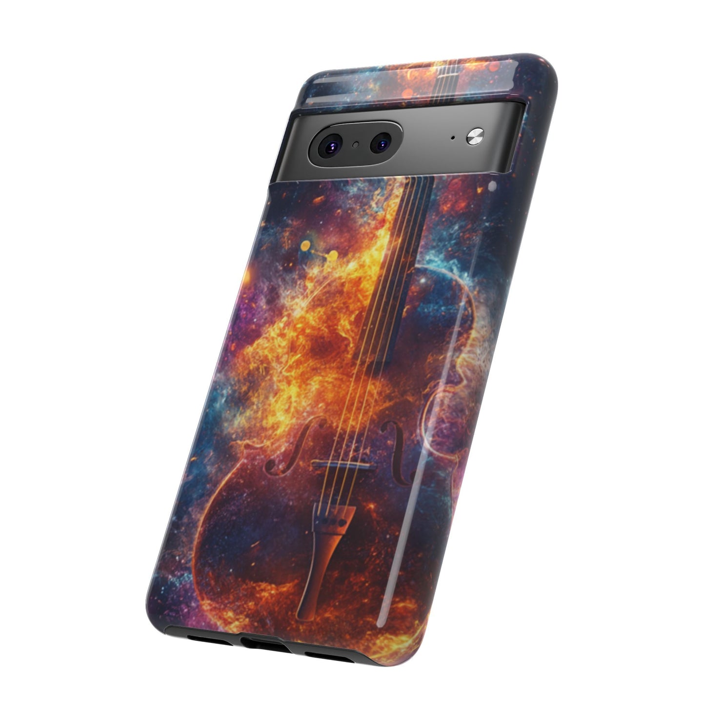 Fiery Violin Galaxy Phone Case – iPhone, Samsung, Google Pixel