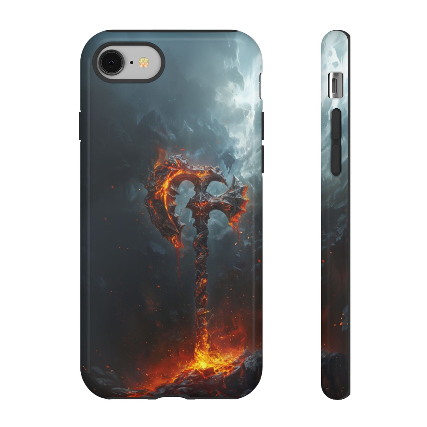 Molten War Axe - Tough iPhone Case