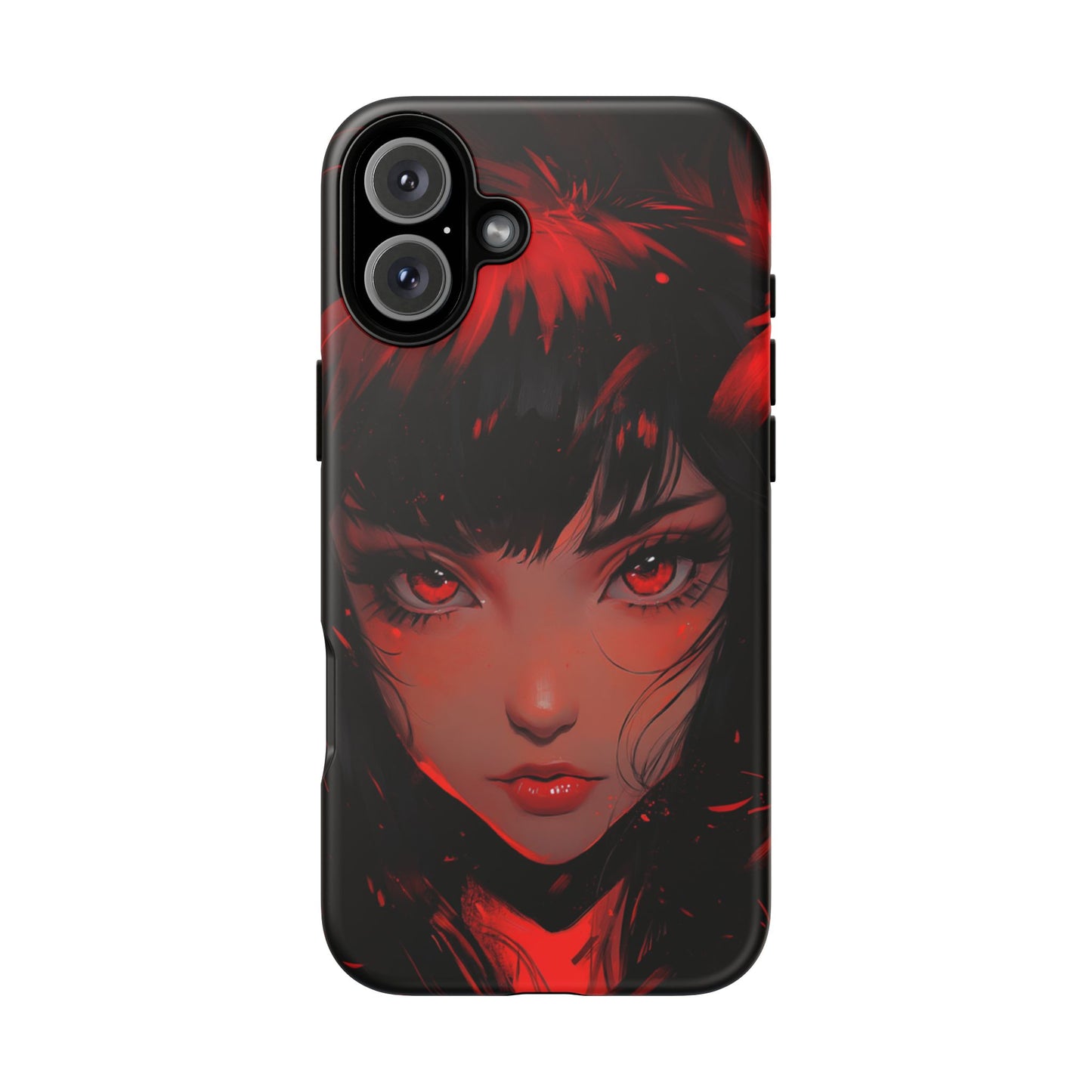 Fiery Gaze Anime Phone Case – iPhone, Google Pixel, Samsung Galaxy
