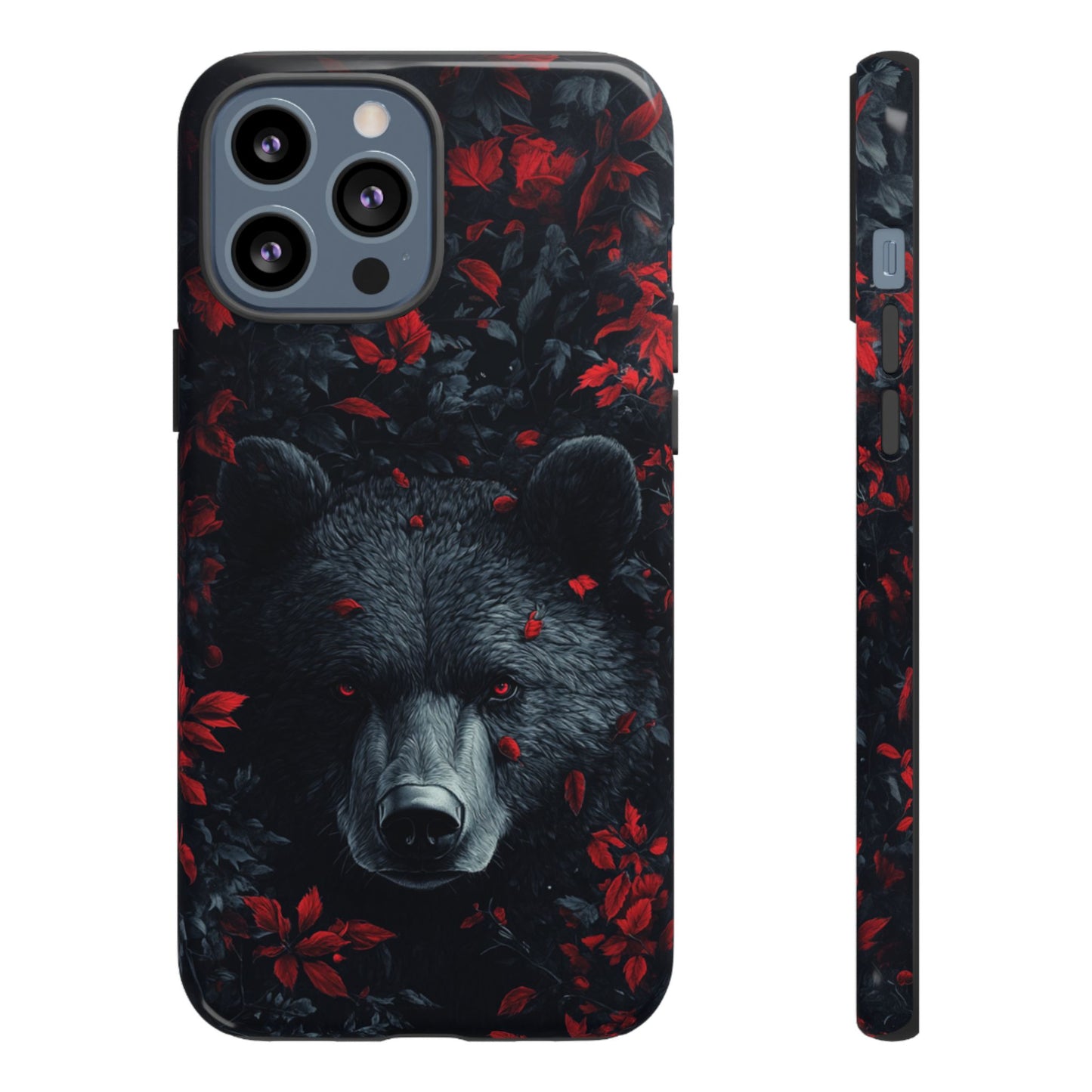 Crimson Bear Thicket – Tough iPhone Case