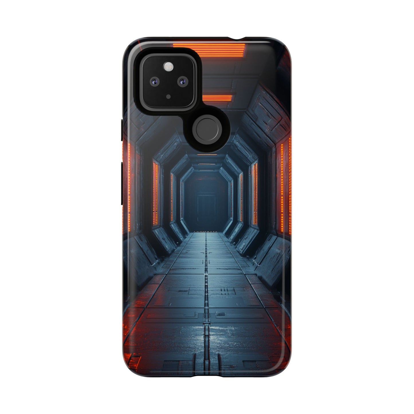 Red Alert Corridor – Tough Google Pixel Case
