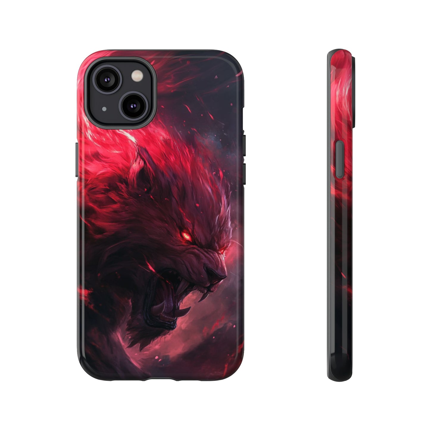 Fiery Wolf Spirit – Tough iPhone Case