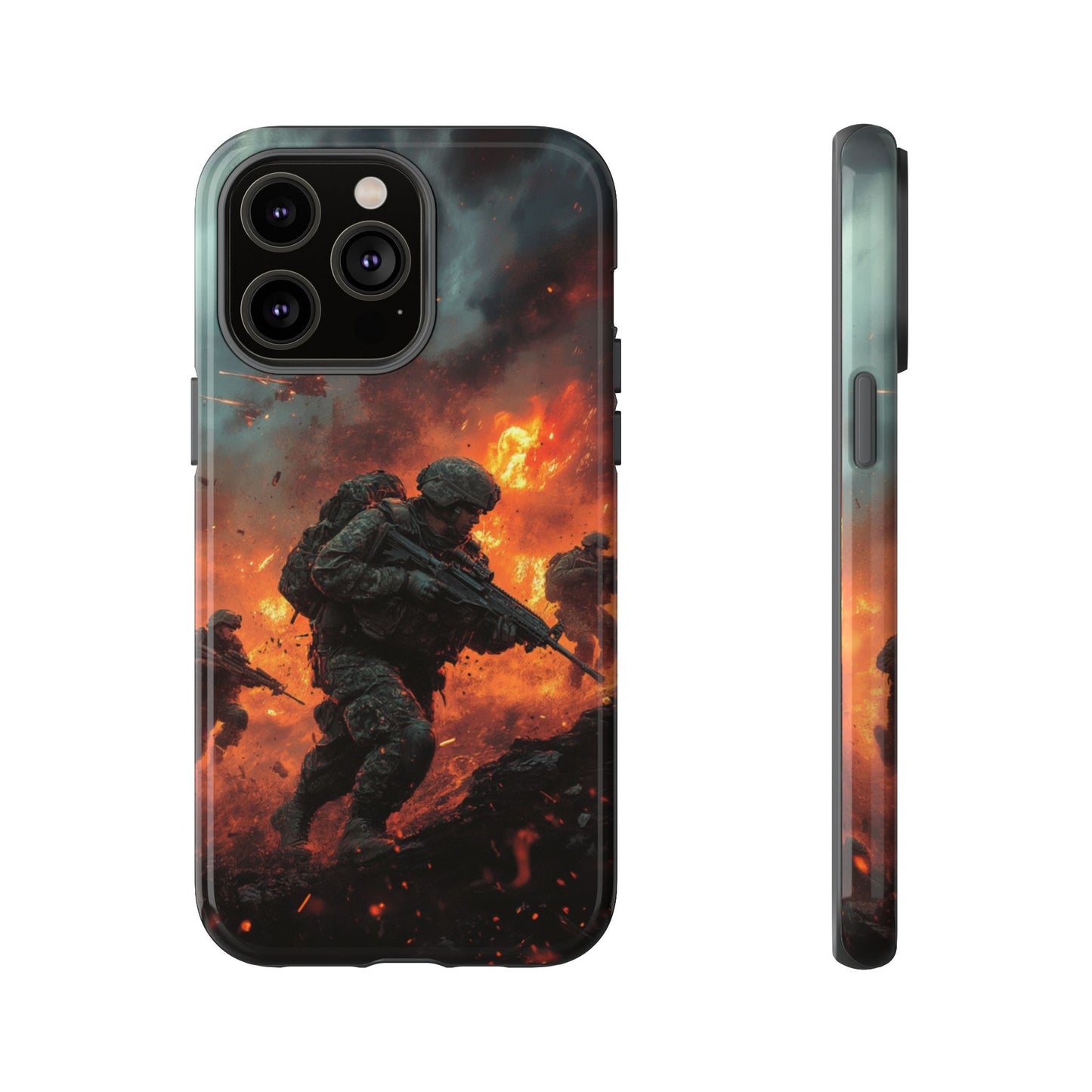 Epic Battlefield Soldier Phone Case - iPhone, Google Pixel, Samsung Galaxy