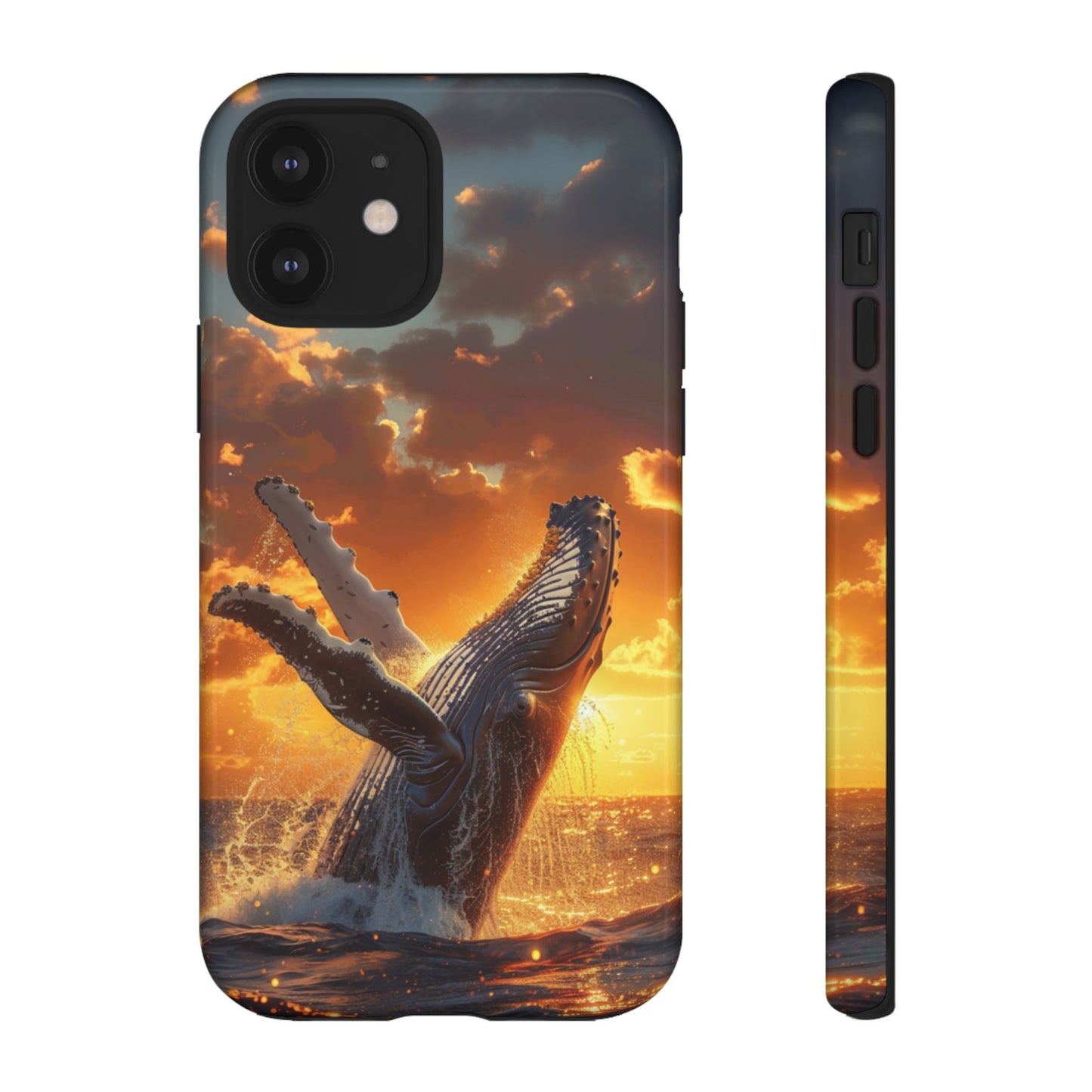 Sunset Breach Whale - Tough iPhone Case