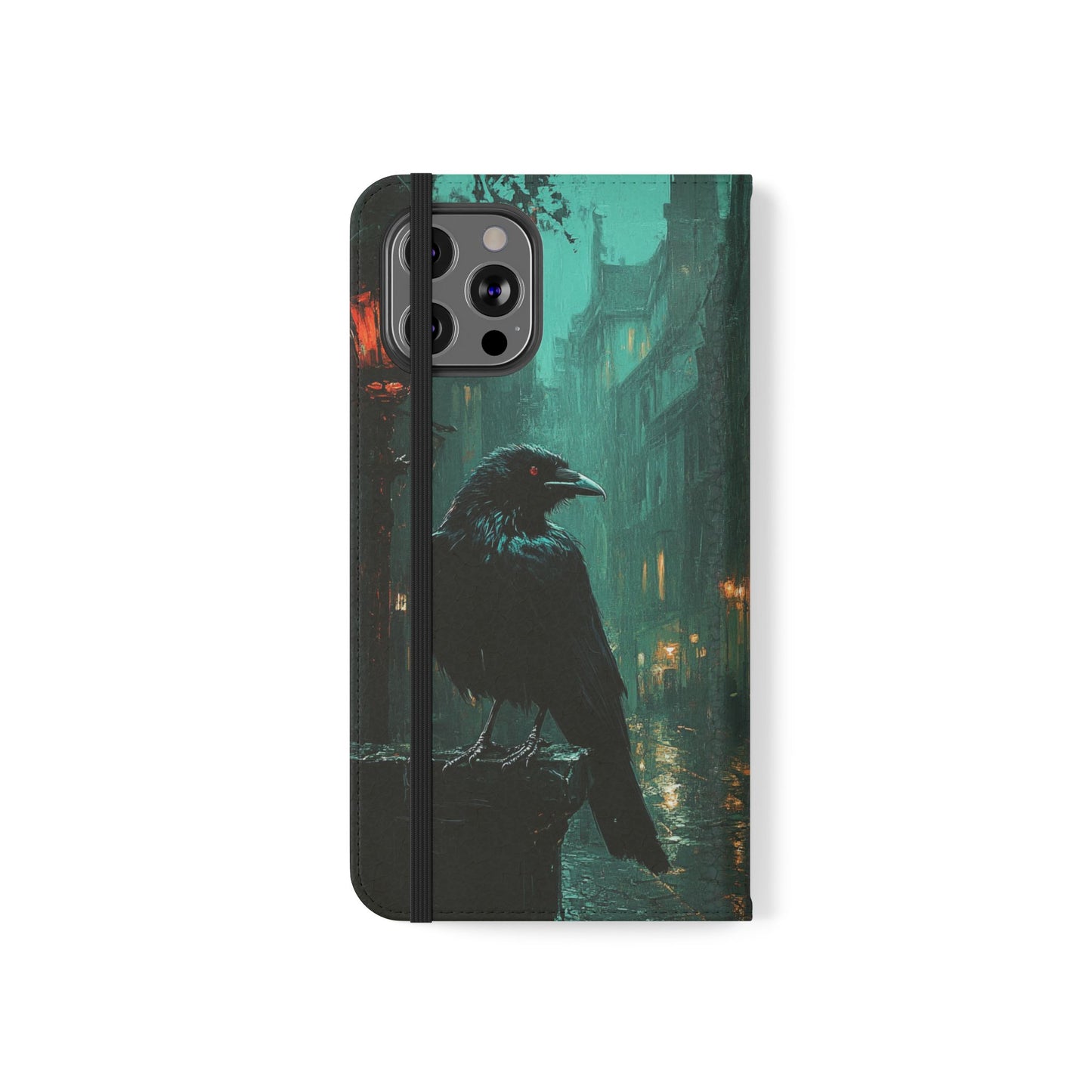 Victorian Raven - Wallet Flip Case