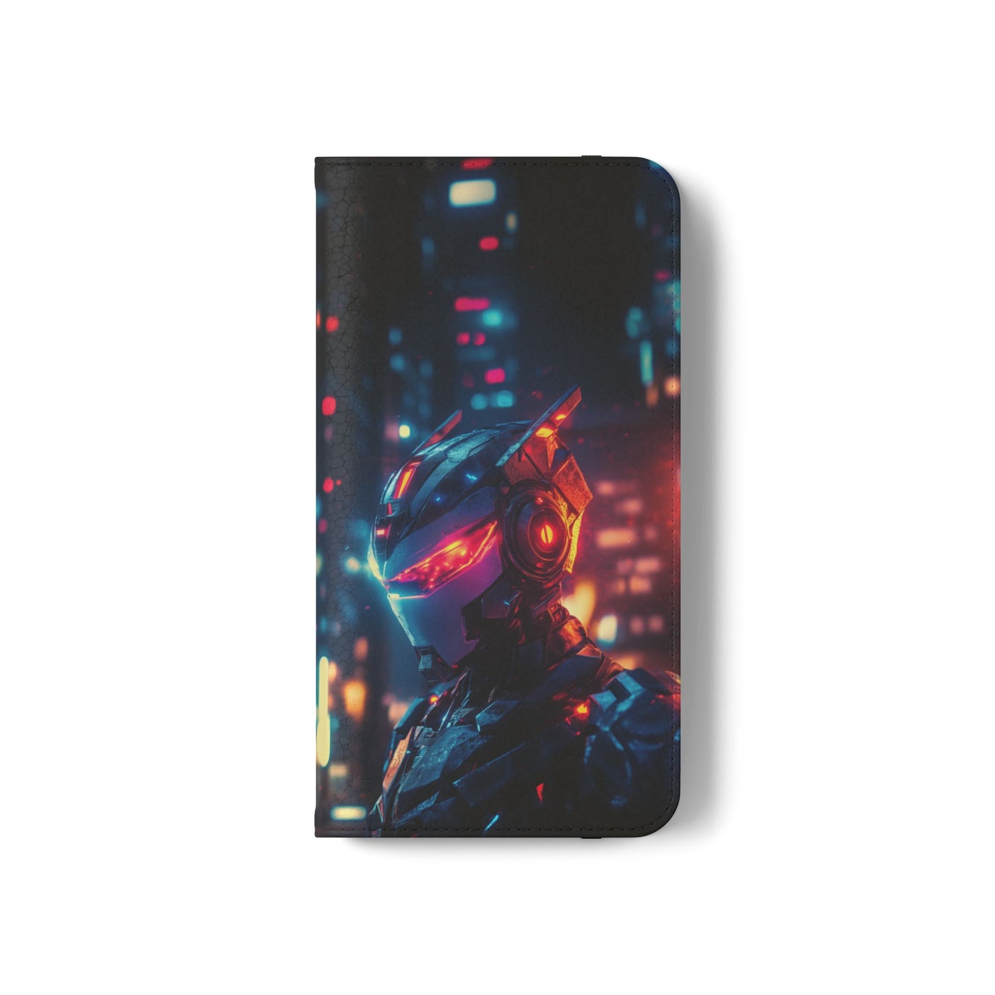 Neon Cyborg - Wallet Flip Case