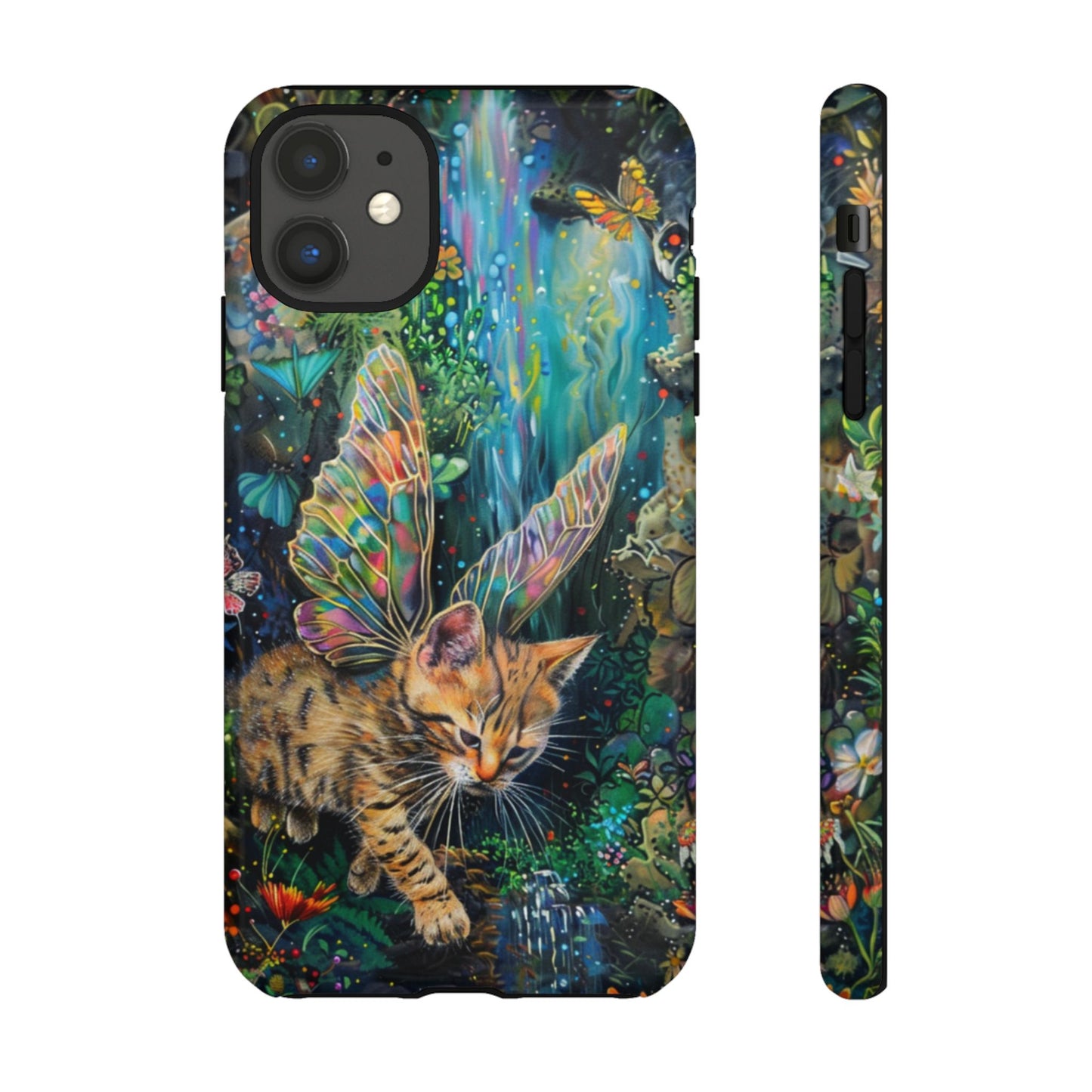 Fairy Garden Cat Phone Case – iPhone, Google Pixel, Samsung Galaxy