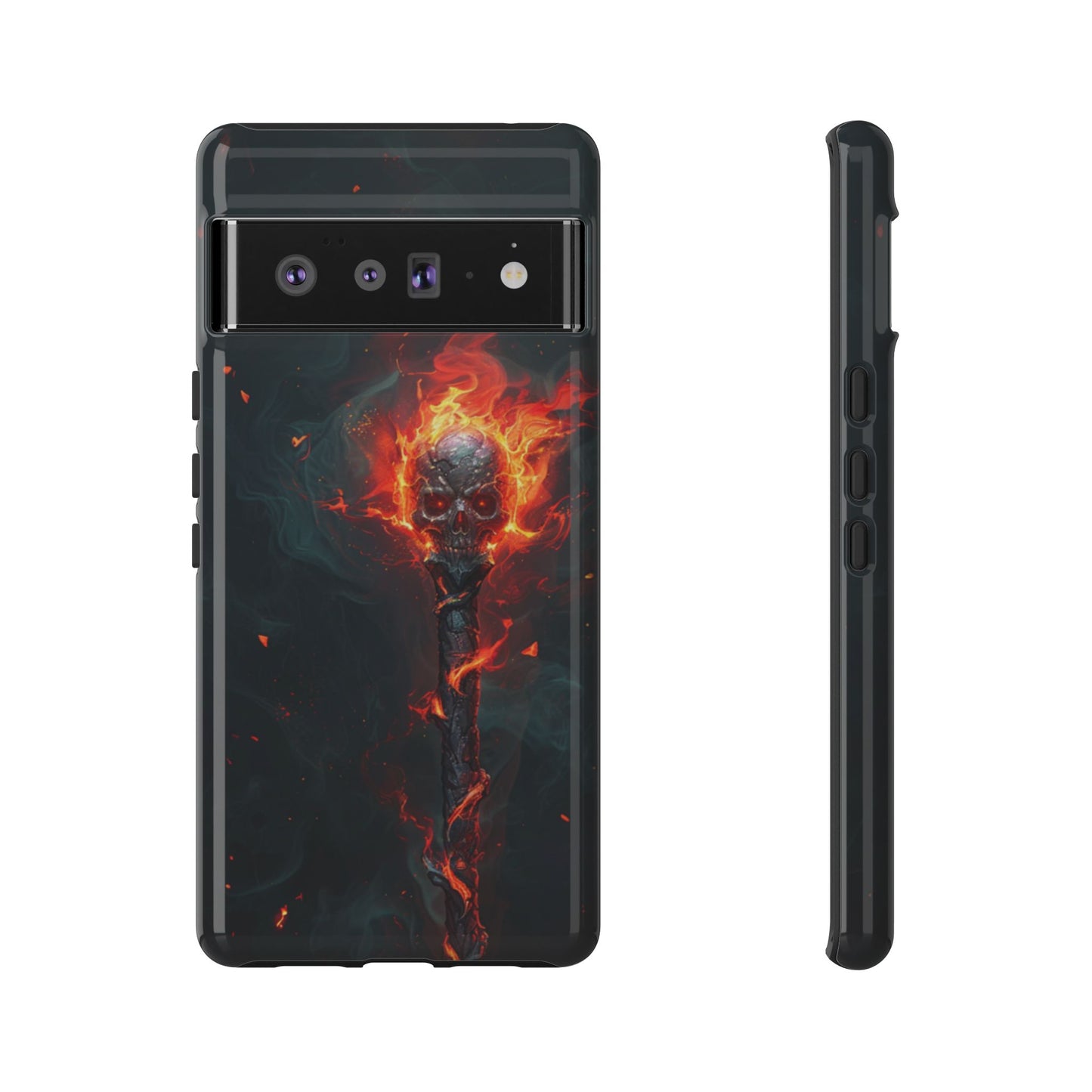 Inferno Skull Staff - Tough Google Pixel Case