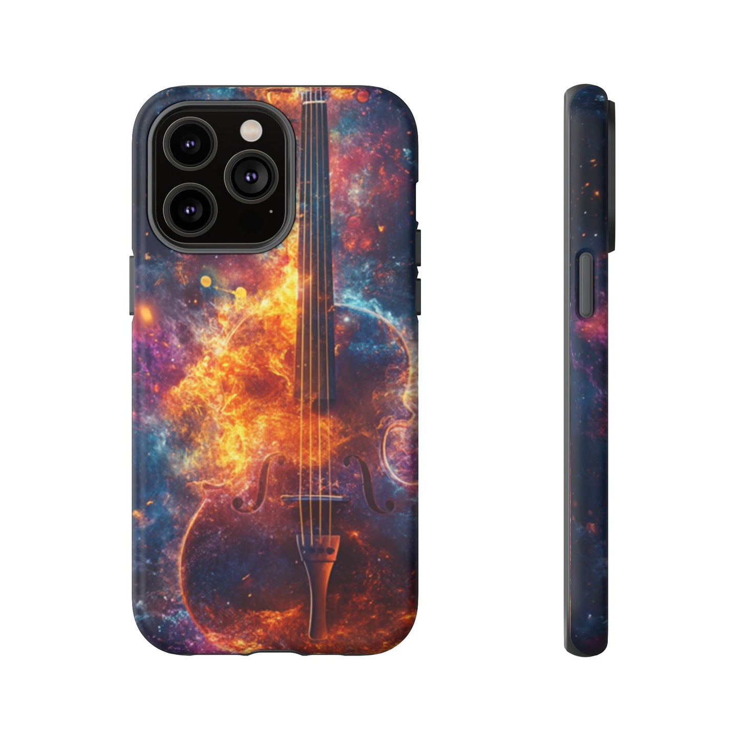 Fiery Violin Galaxy Phone Case – iPhone, Samsung, Google Pixel