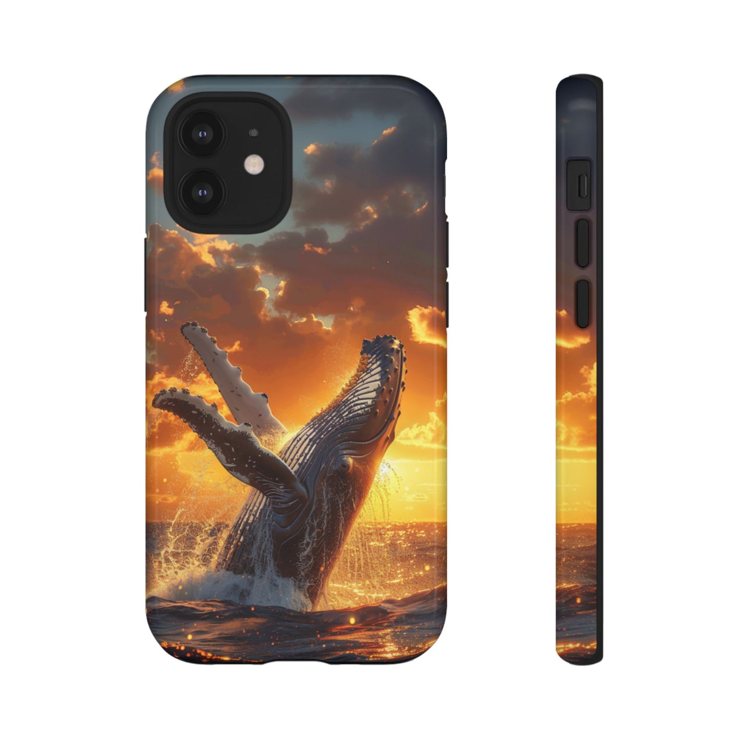 Sunset Breach Whale - Tough iPhone Case