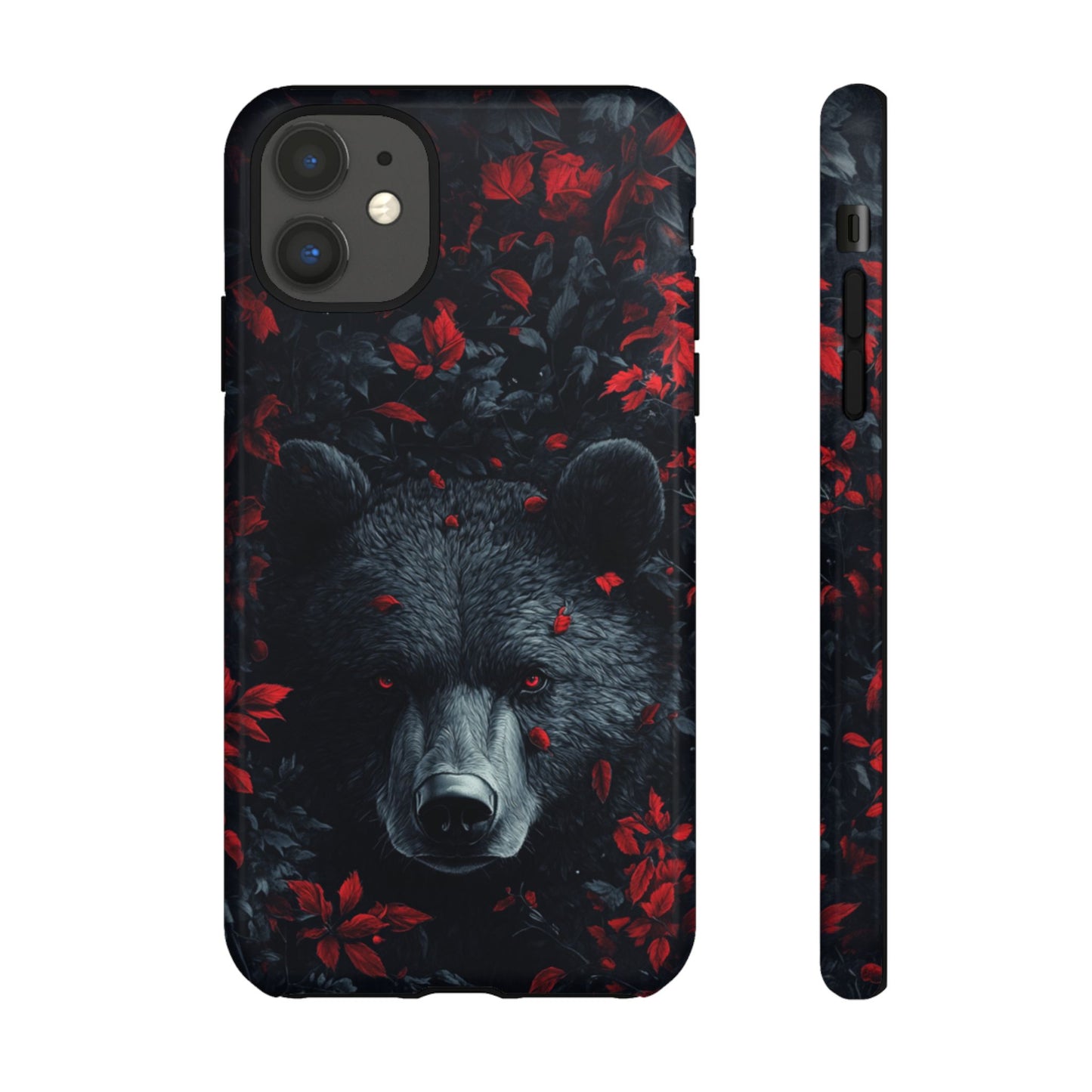 Crimson Bear Thicket – Tough iPhone Case