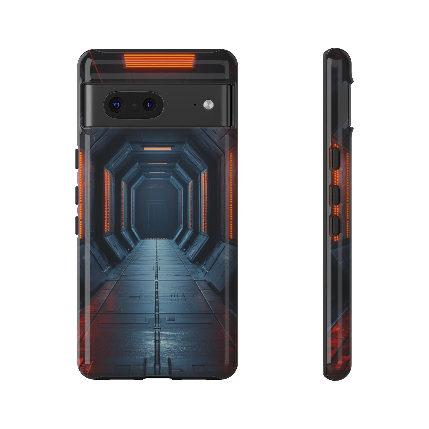 Red Alert Corridor – Tough Google Pixel Case