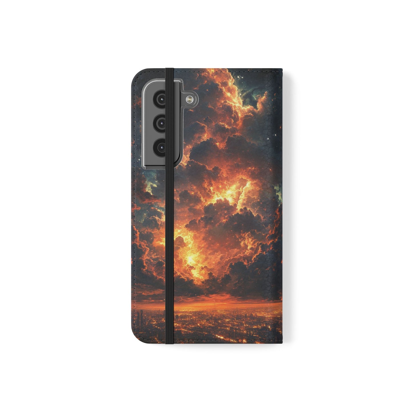 Cosmic Storm - Wallet Flip Case