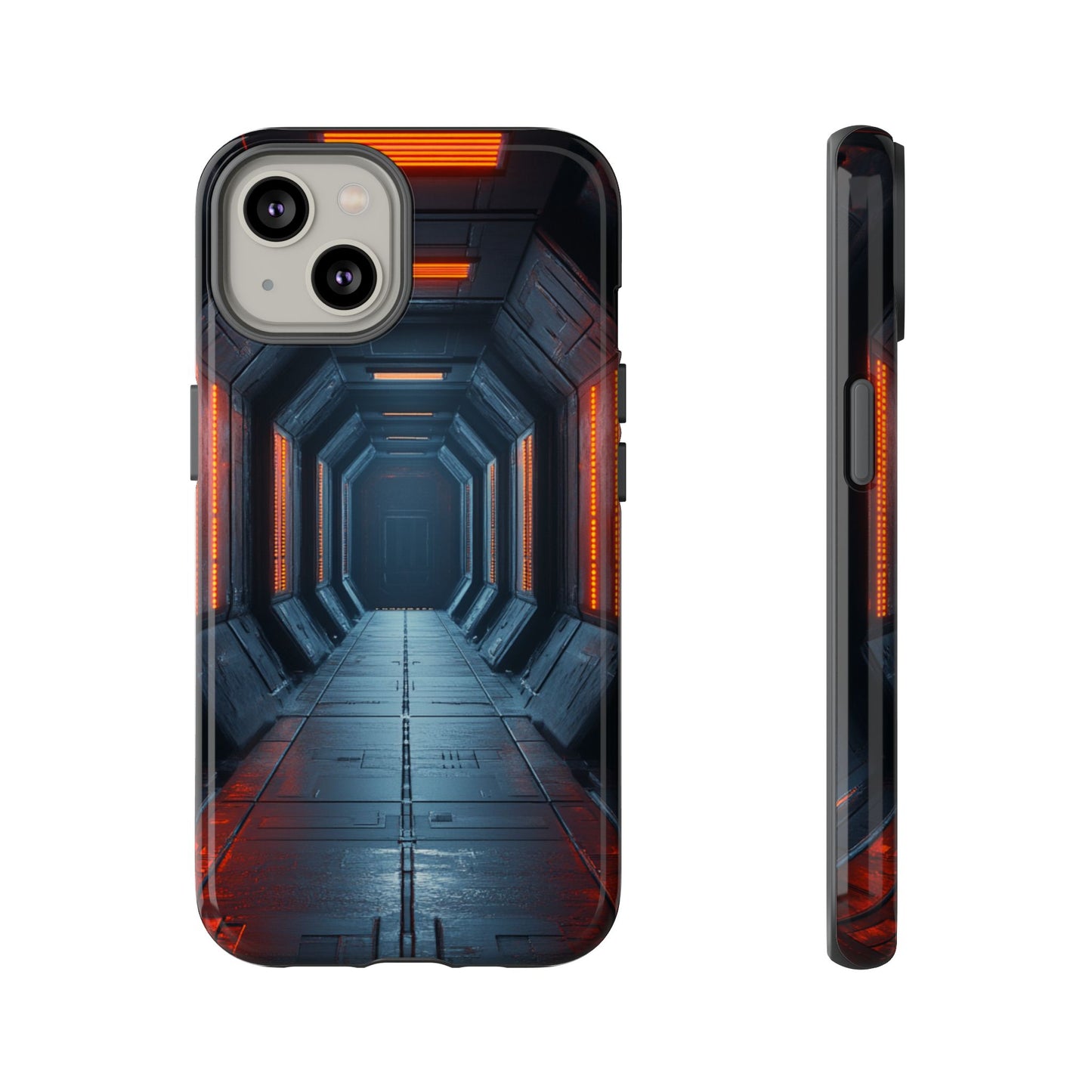 Red Alert Corridor – Tough iPhone Case