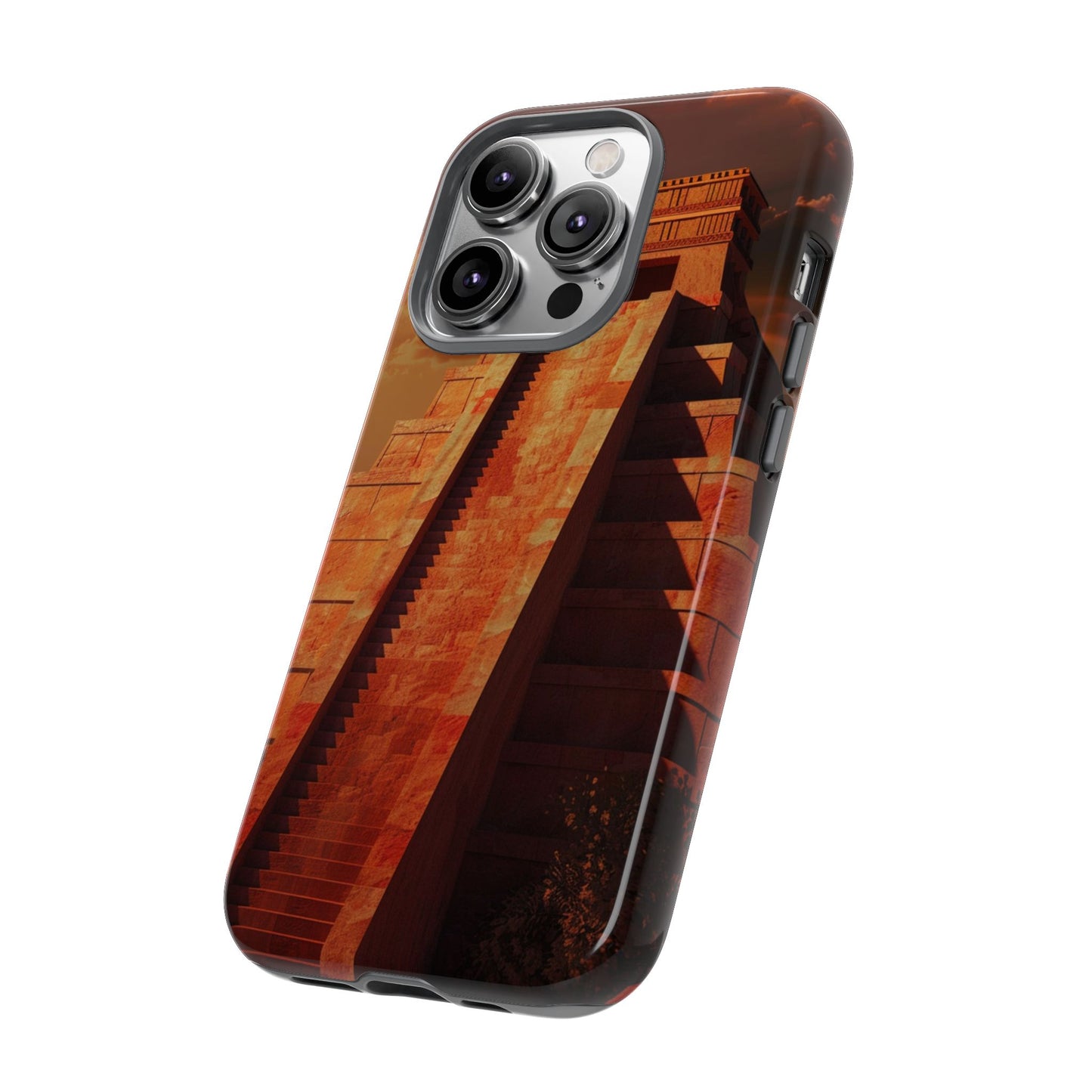 Mayan Pyramid Twilight Phone Case – iPhone, Google Pixel, Samsung Galaxy