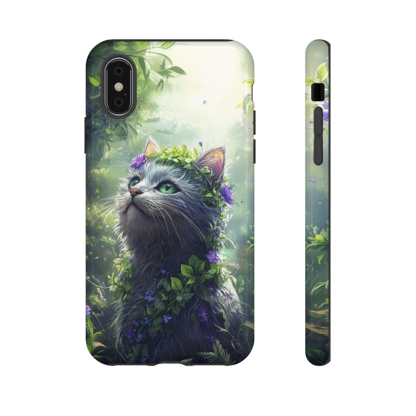 Forest Spirit Cat - Tough iPhone Case