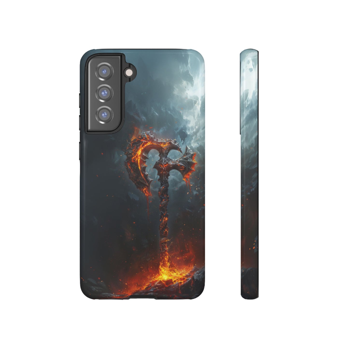 Molten War Axe - Tough Samsung Galaxy Case