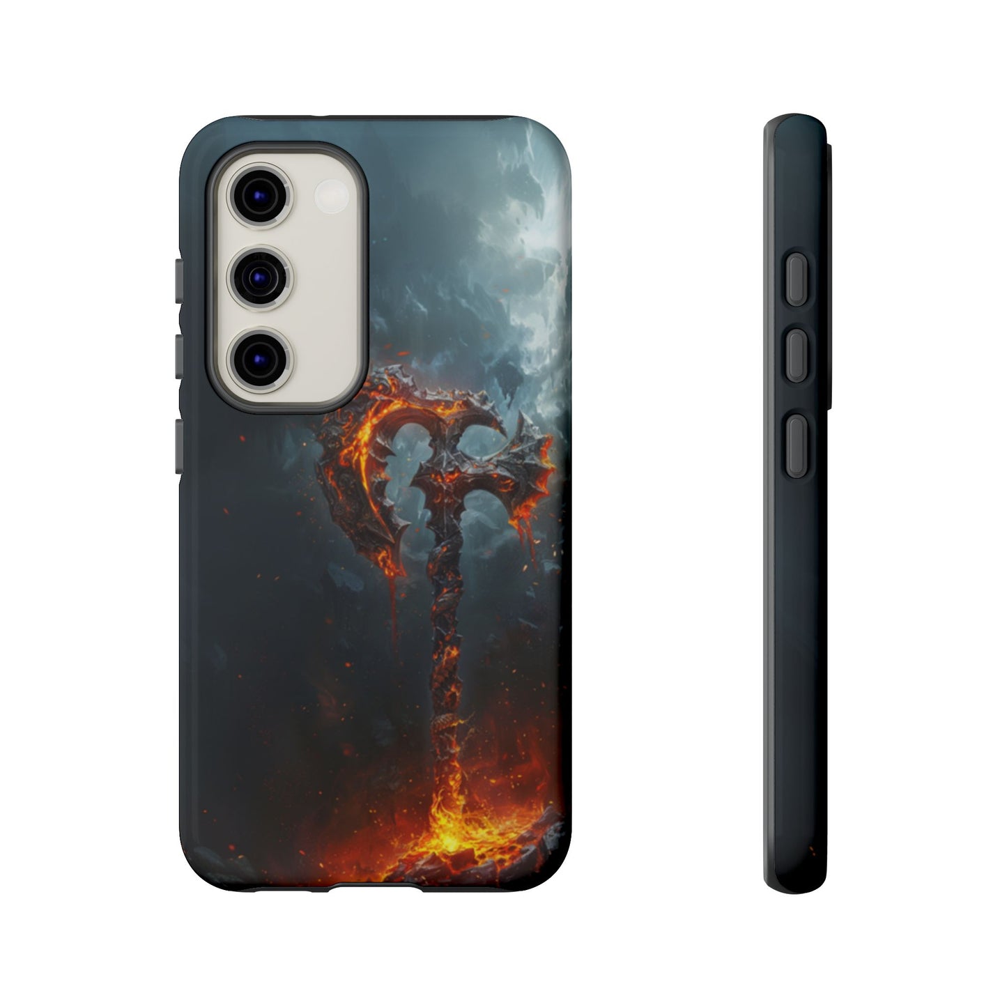 Molten War Axe - Tough Samsung Galaxy Case