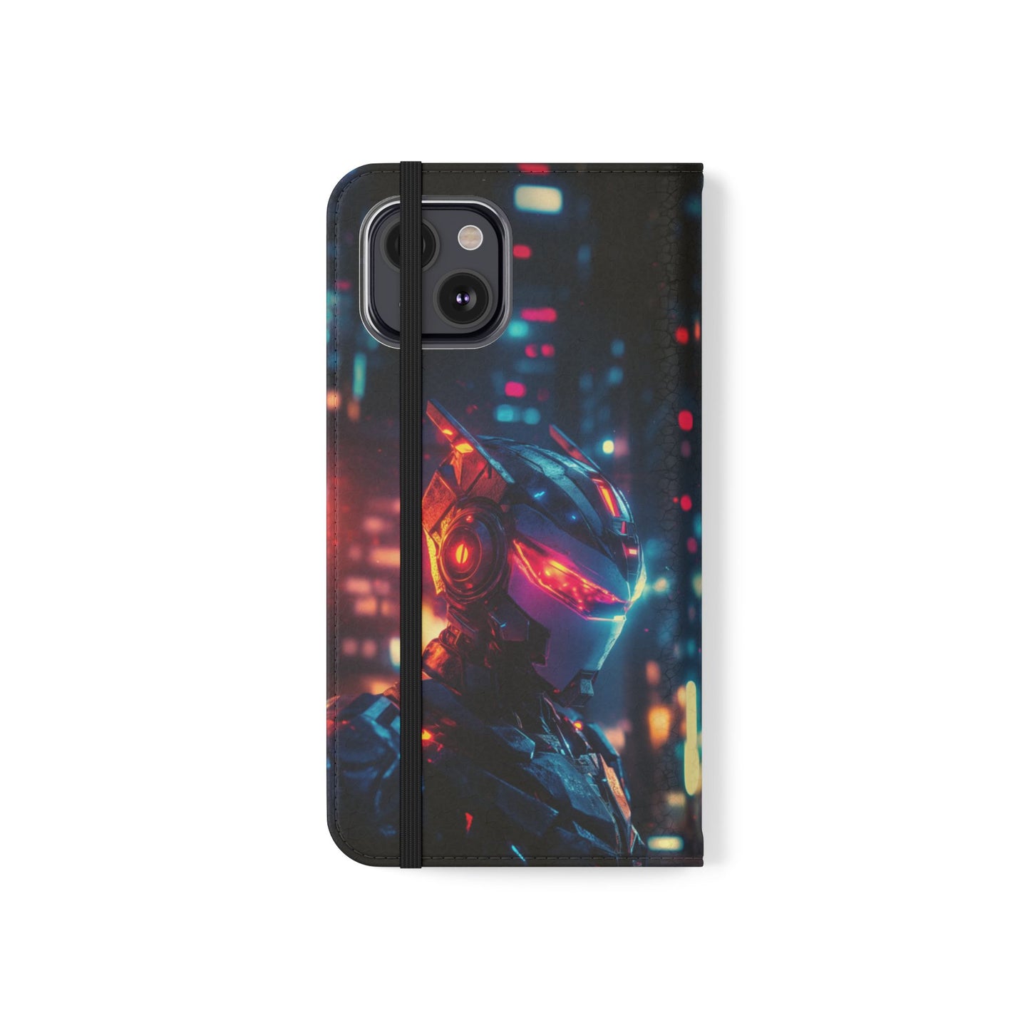 Neon Cyborg - Wallet Flip Case