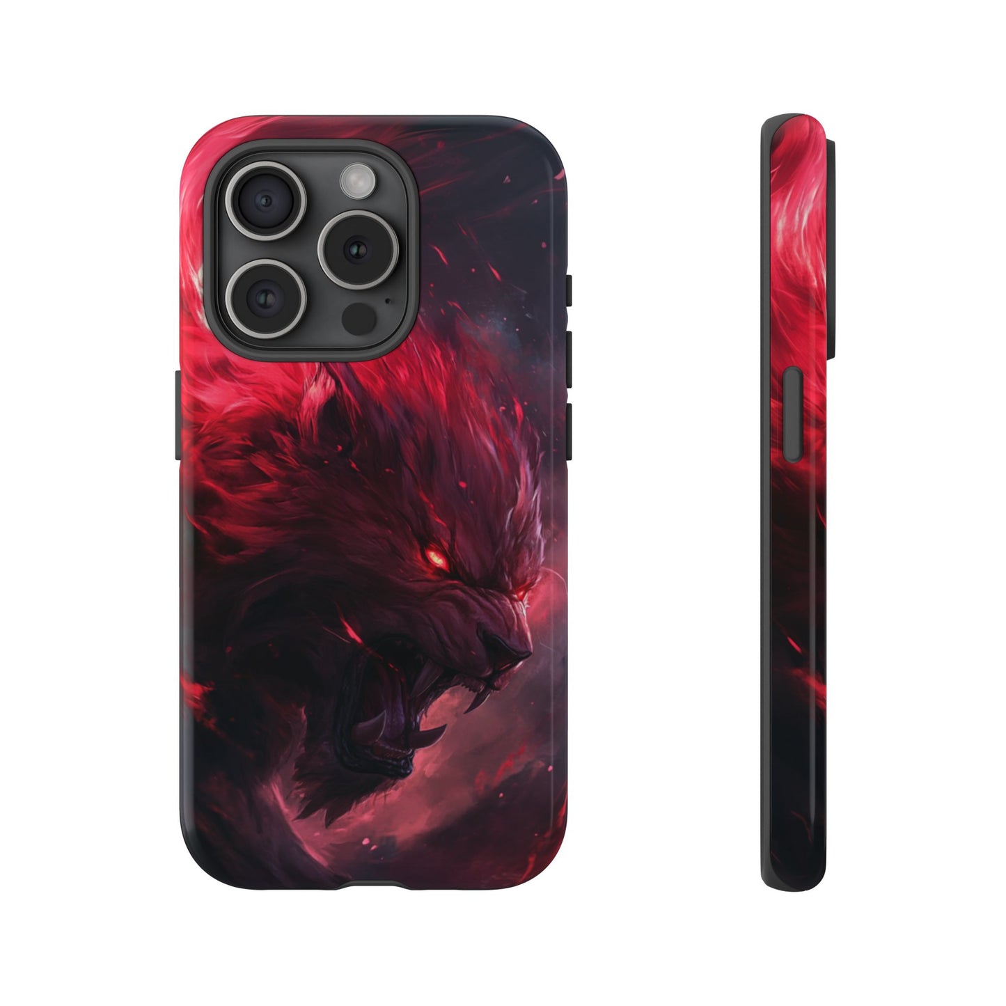 Fiery Wolf Spirit – Tough iPhone Case