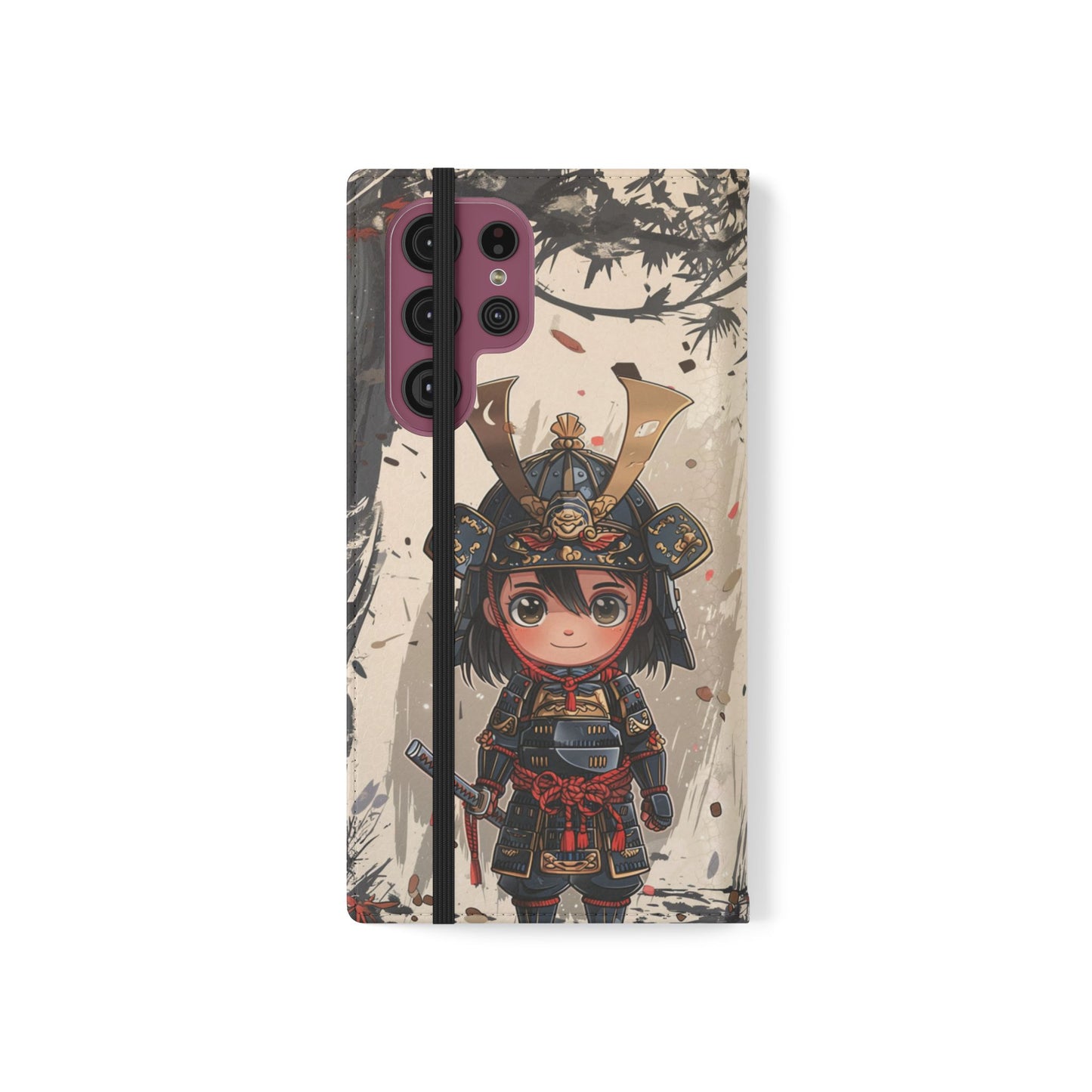 Chibi Samurai - Wallet Flip Case