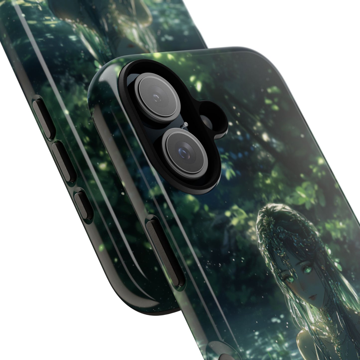 Forest Water Nymph Green Eyes Pond - Tough iPhone Case
