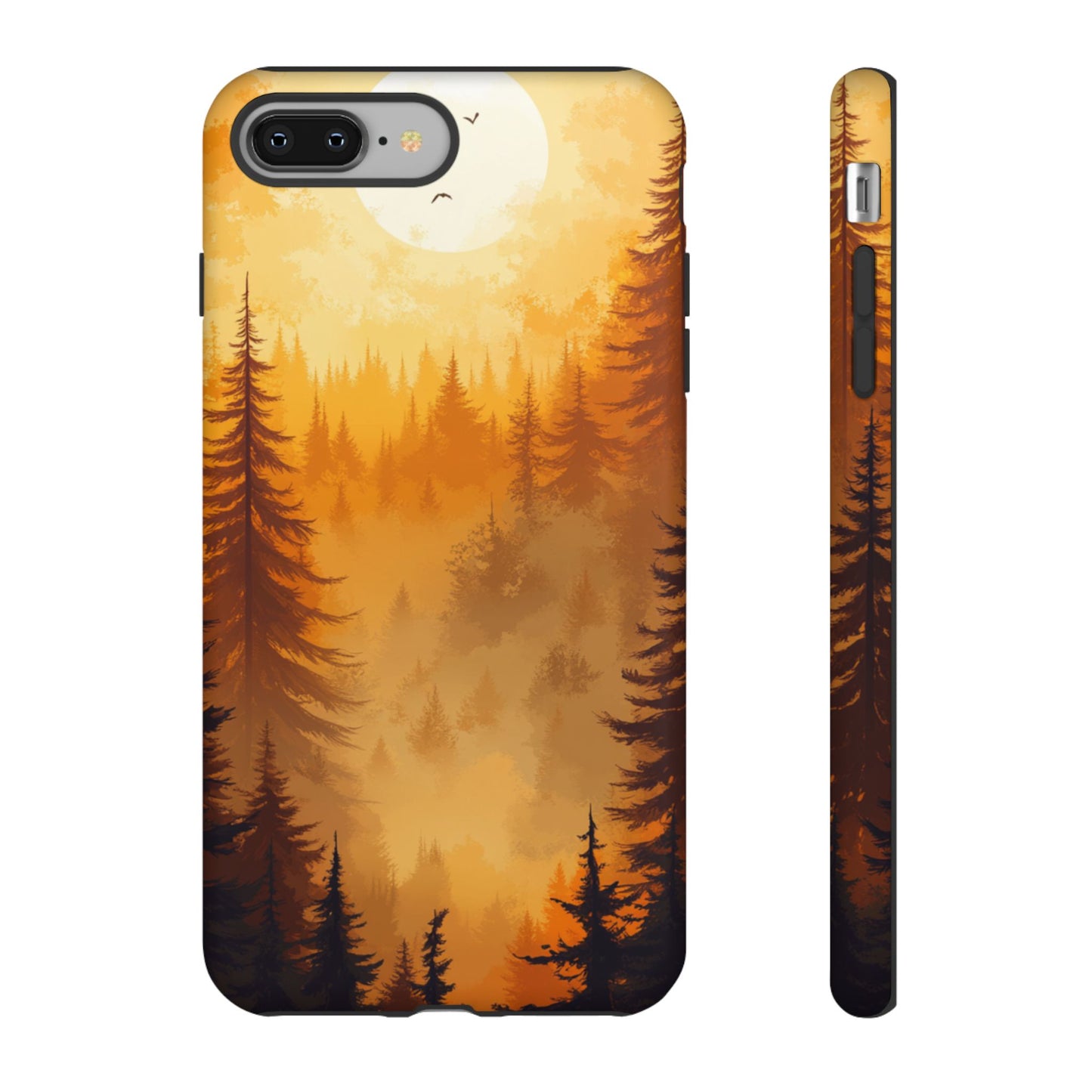 Golden Forest Silhouette – Tough iPhone Case